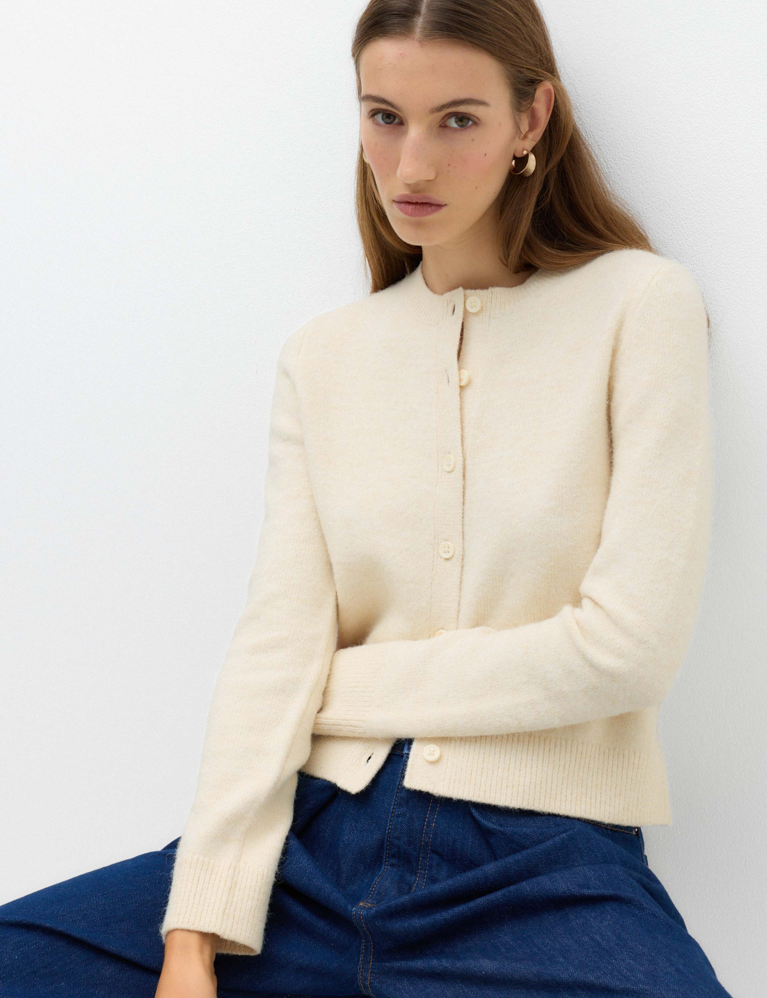 Crew Neck Cardigan 6 of 6