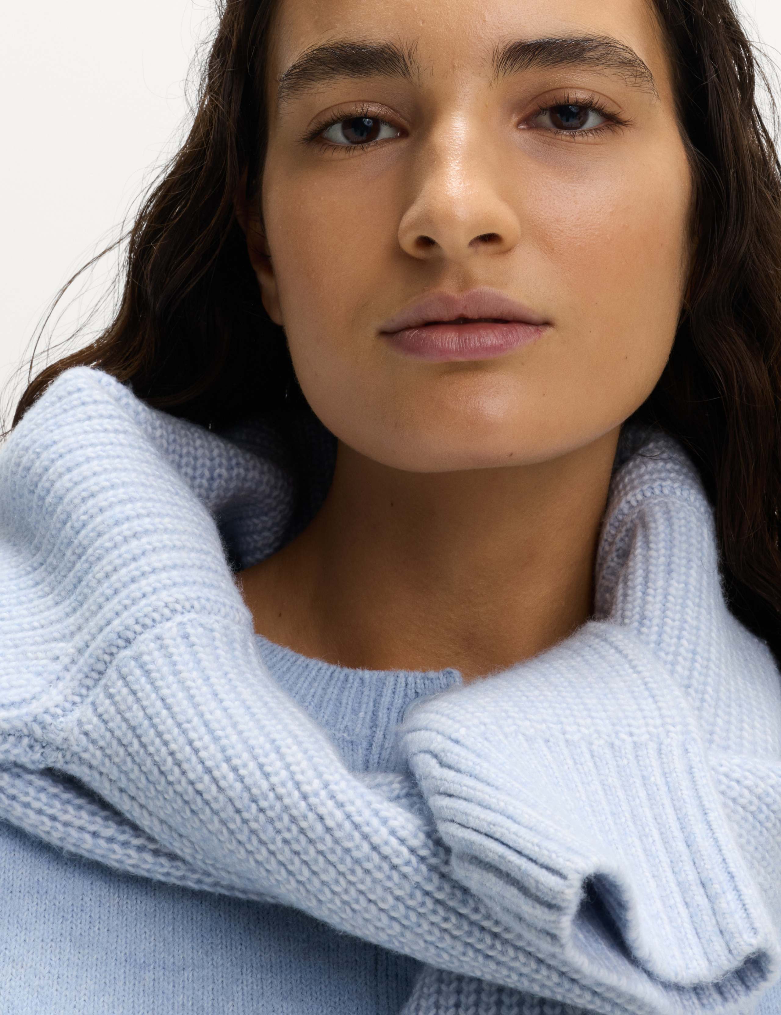 Crew Neck Cardigan with Wool 2 of 4