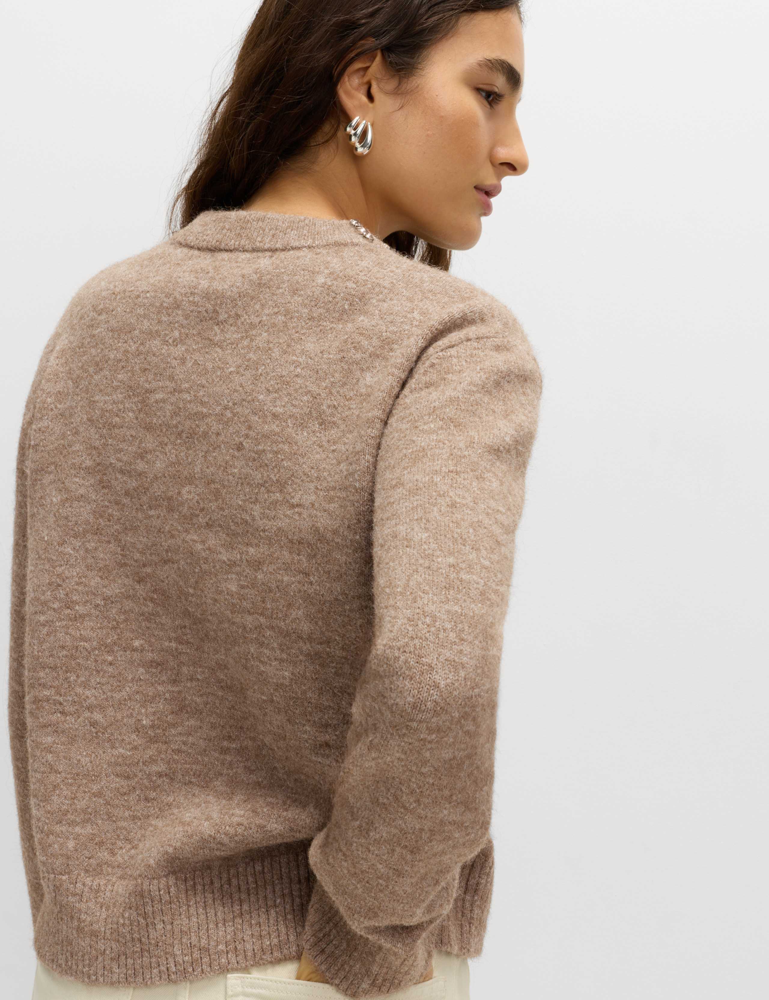 Embellished Relaxed Jumper with Wool 5 of 6