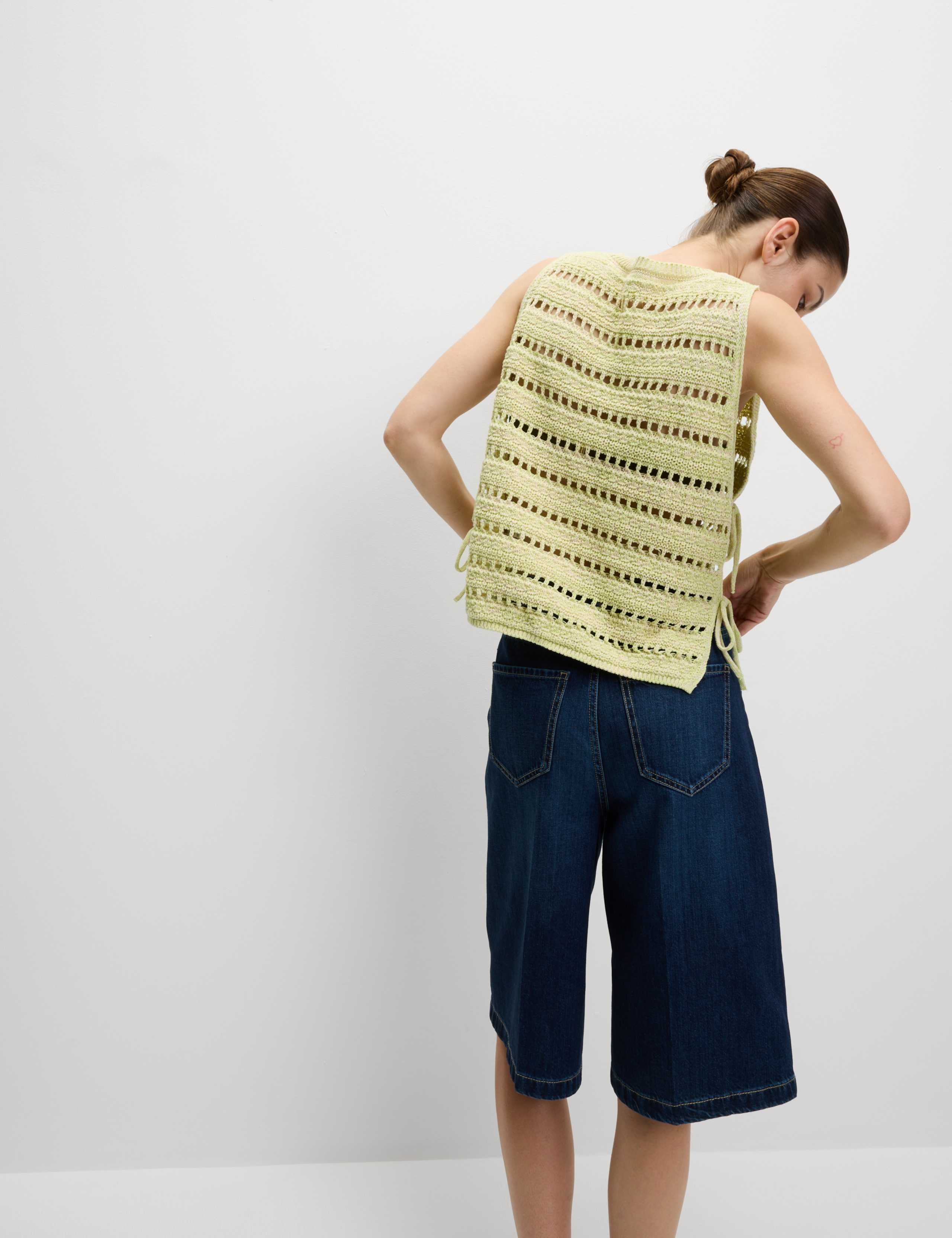 Cotton Rich Textured Slim Fit Vest 3 of 8