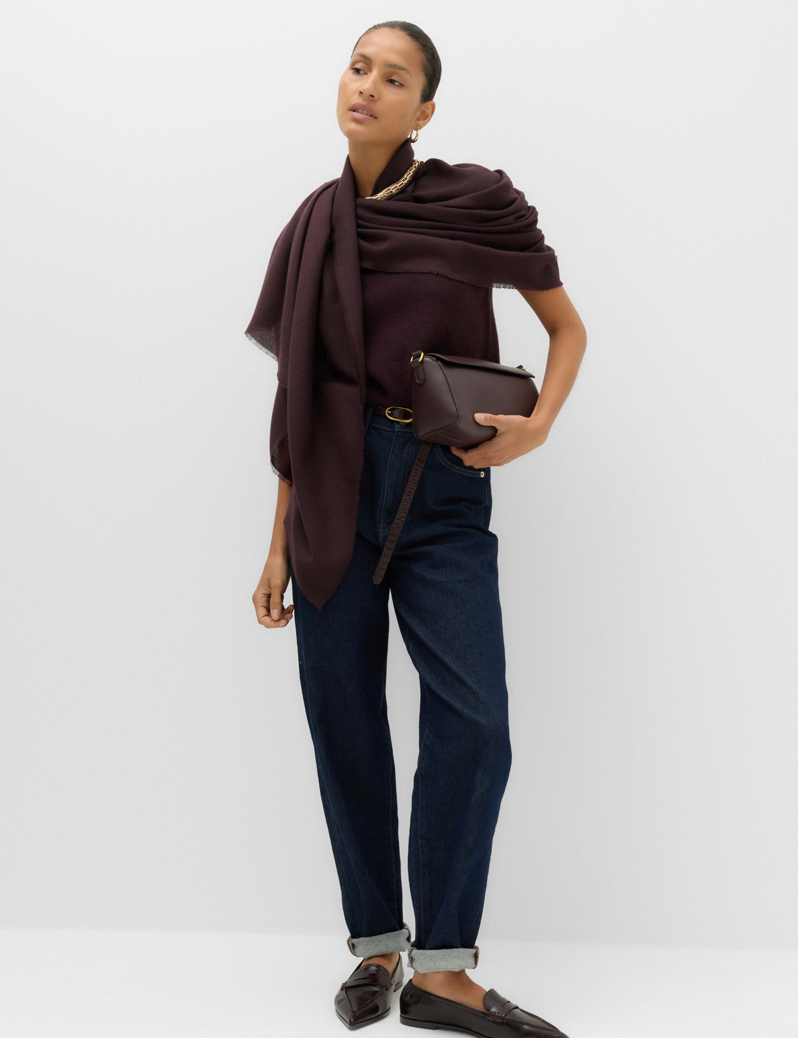Crew Neck Short Knitted Top With Wool 6 of 6