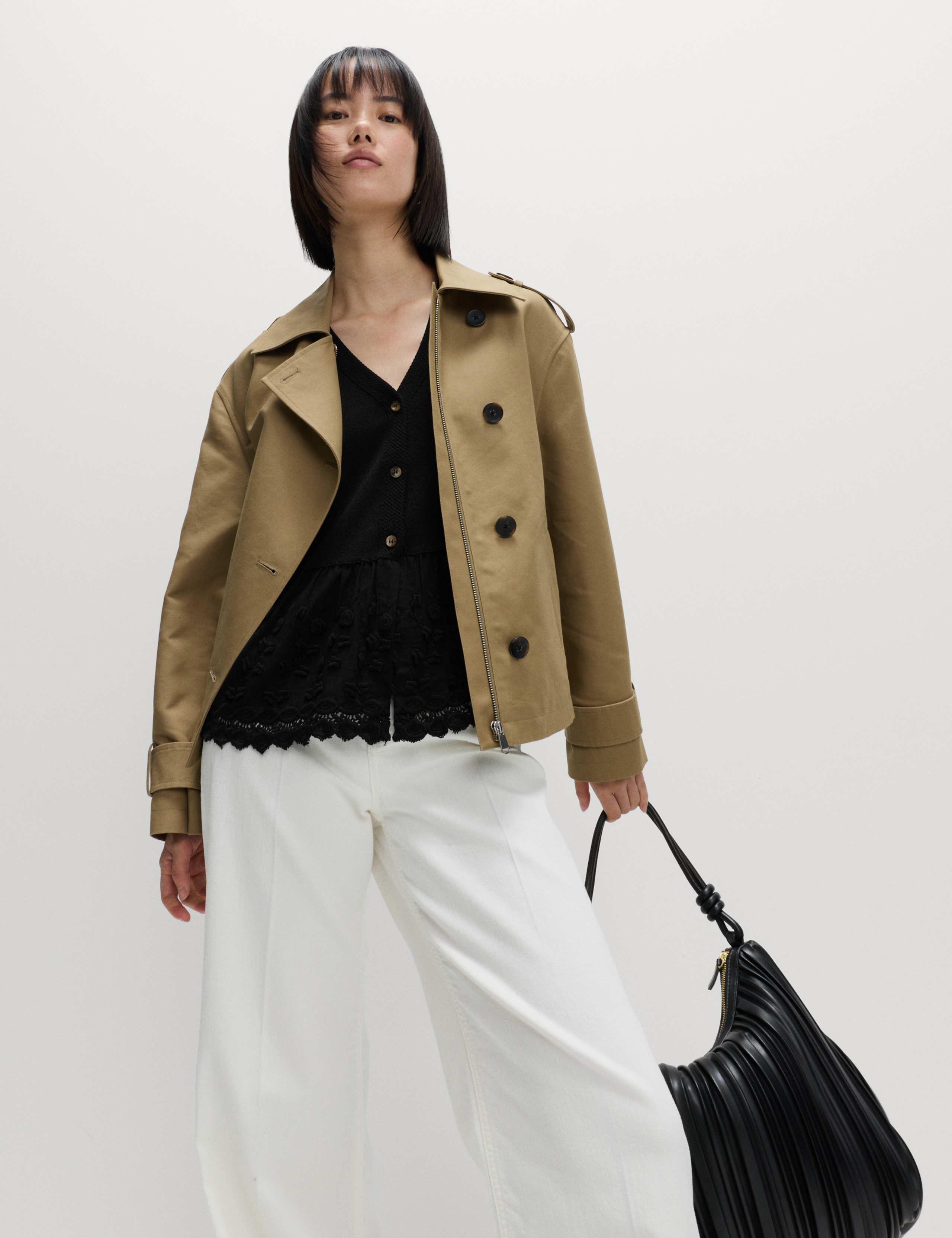 Cotton Blend Broderie Waistcoat 5 of 5