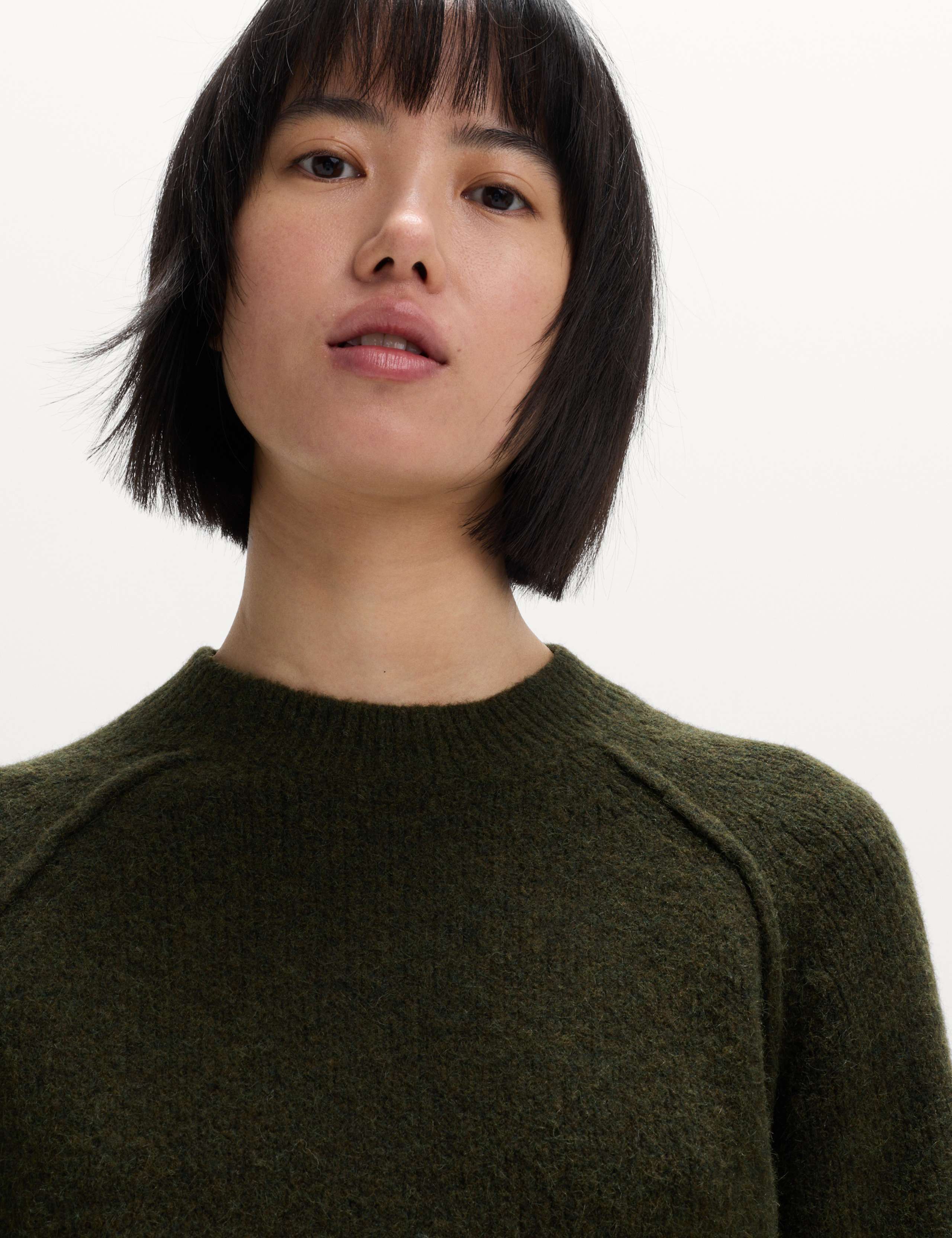 Textured Crew Neck Jumper with Wool 5 of 7