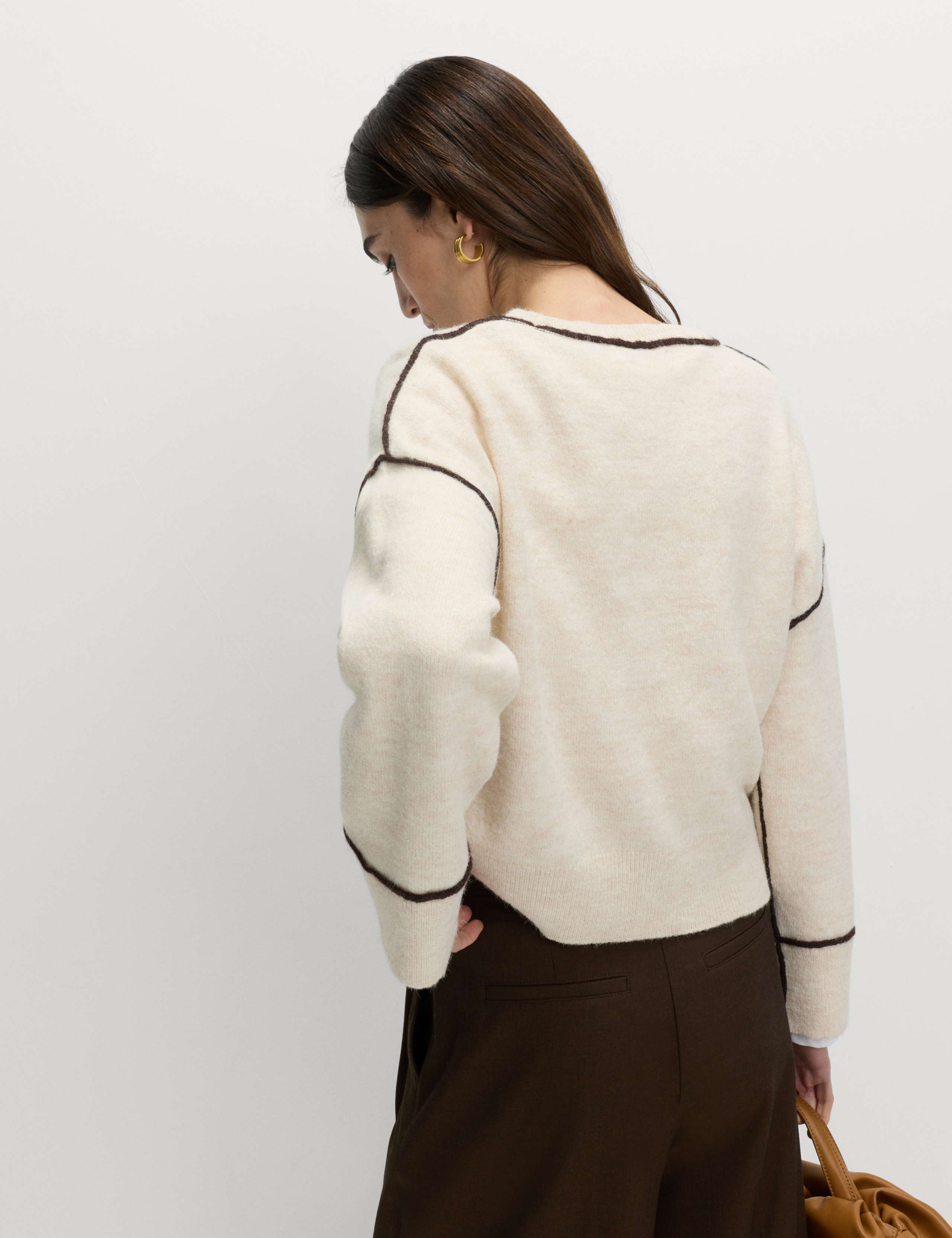 Tipped Detail Relaxed Fit Jumper 6 of 6