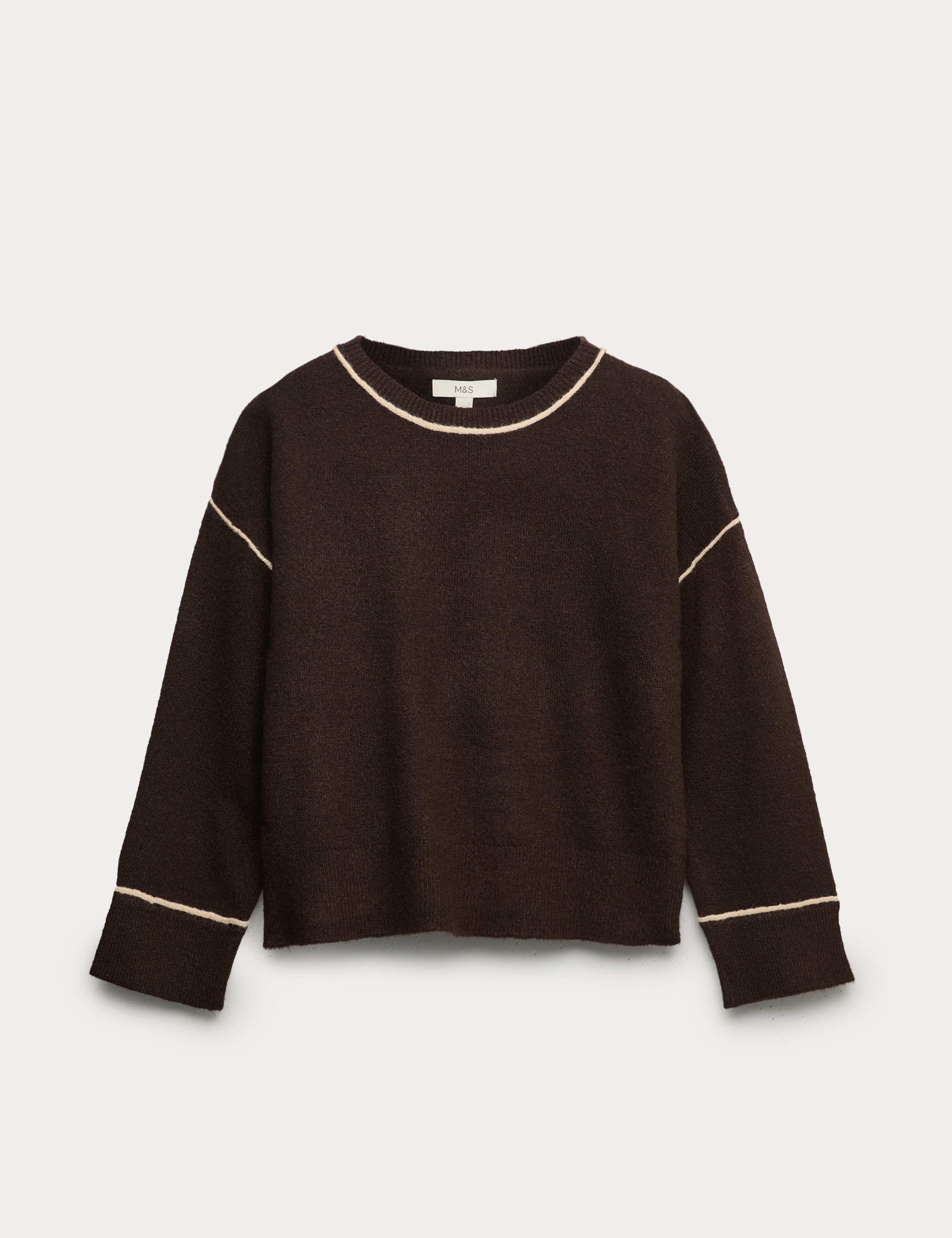 Tipped Detail Relaxed Fit Jumper 2 of 6