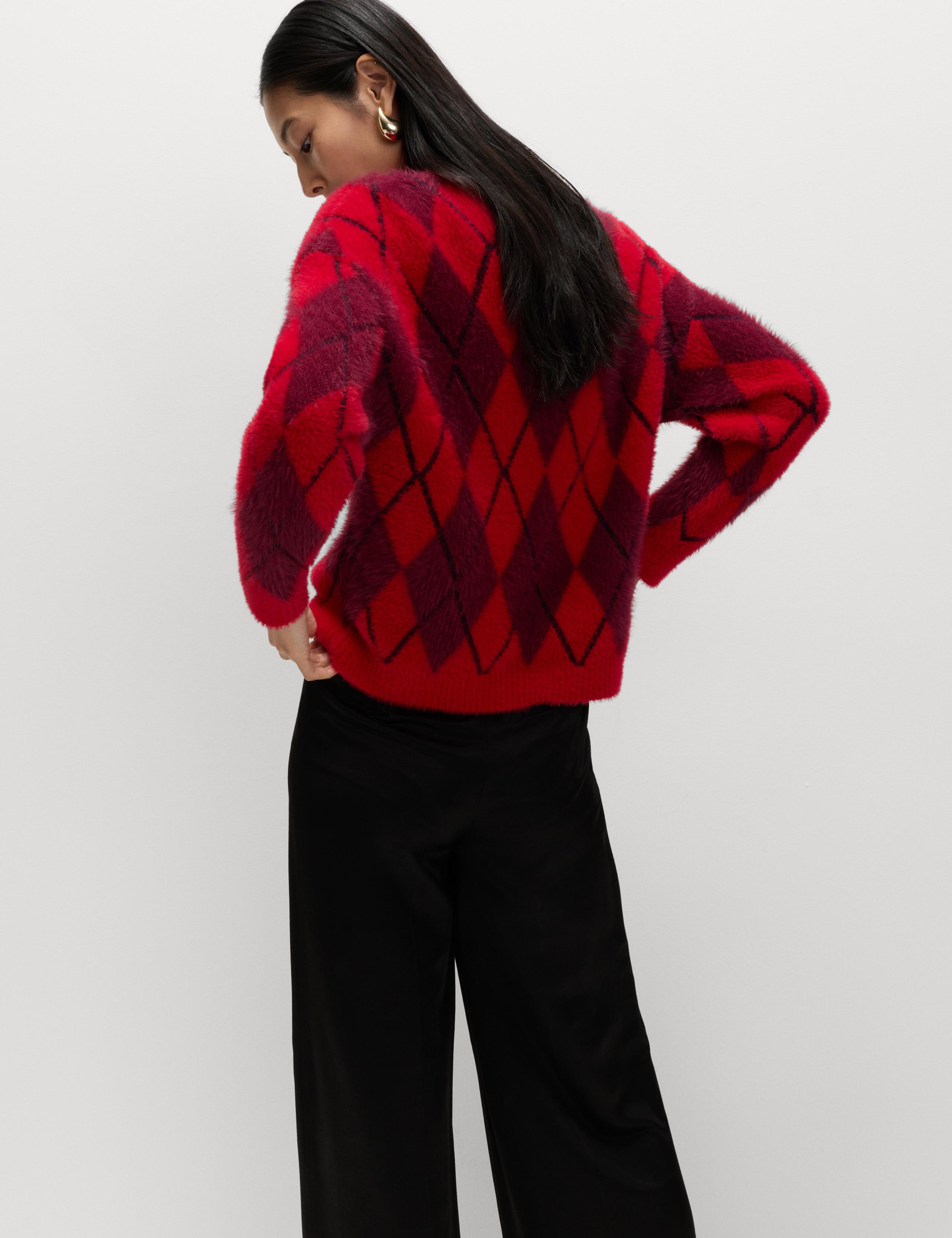 Argyle Crew Neck Jumper 6 of 6