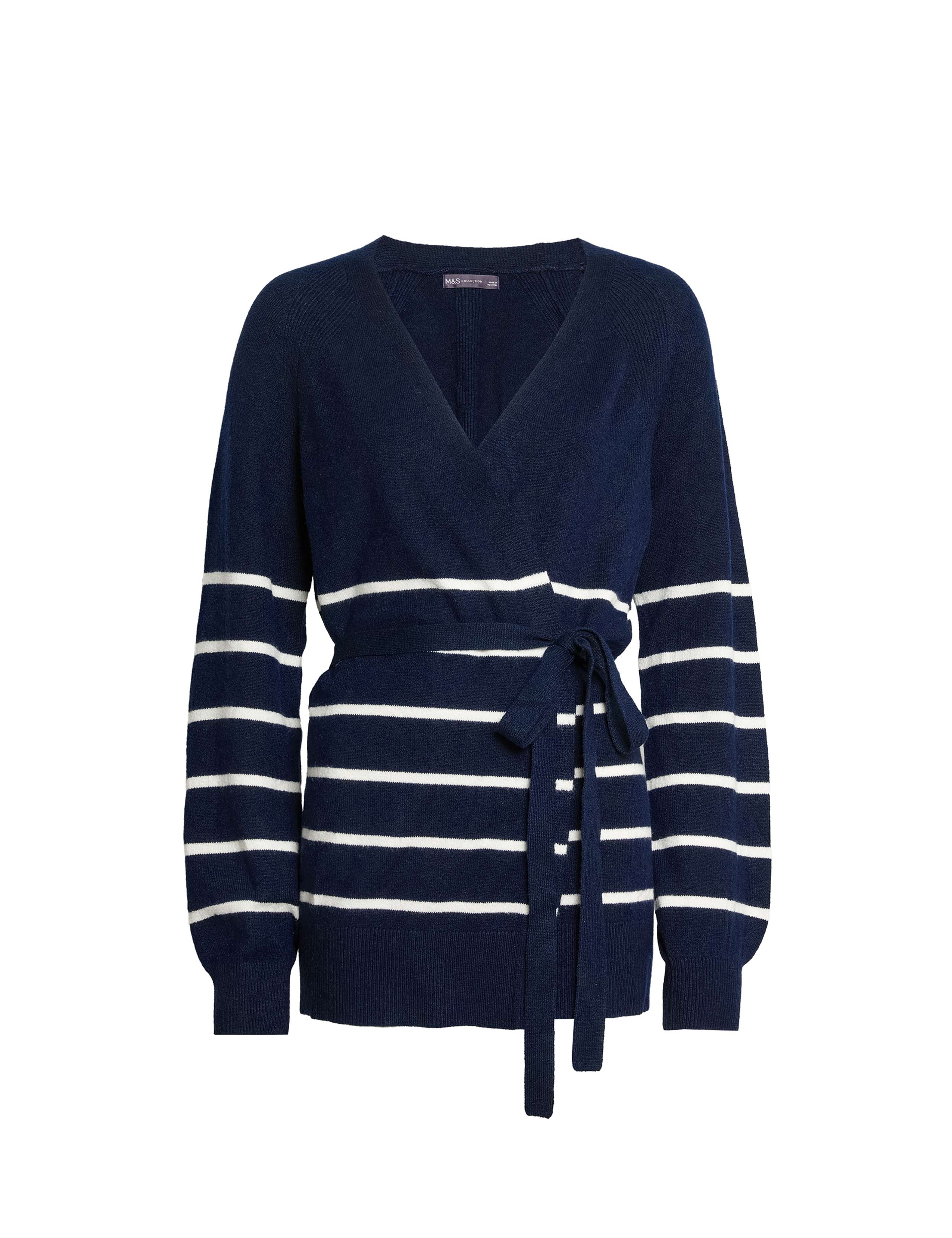 Recycled Blend Striped Relaxed Cardigan 2 of 6