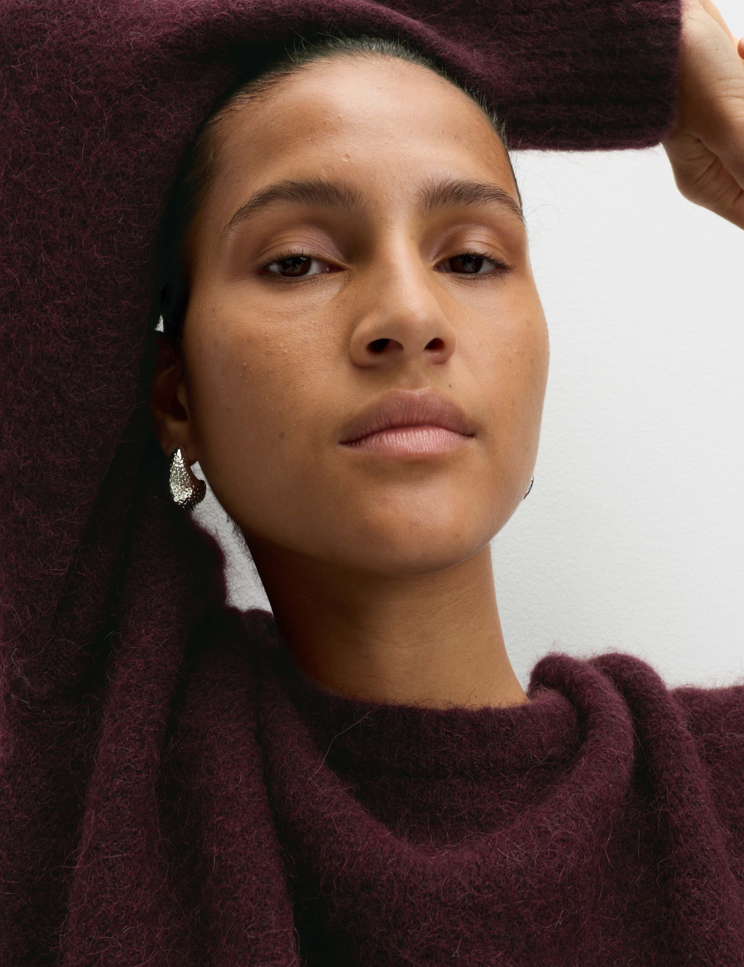 Alpaca Blend Textured Relaxed Jumper 4 of 7