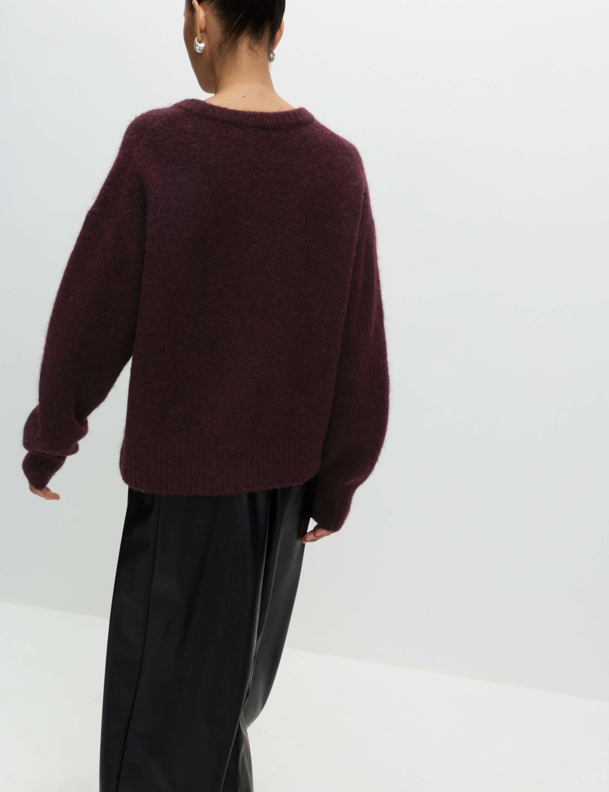 Alpaca Blend Textured Relaxed Jumper 6 of 7