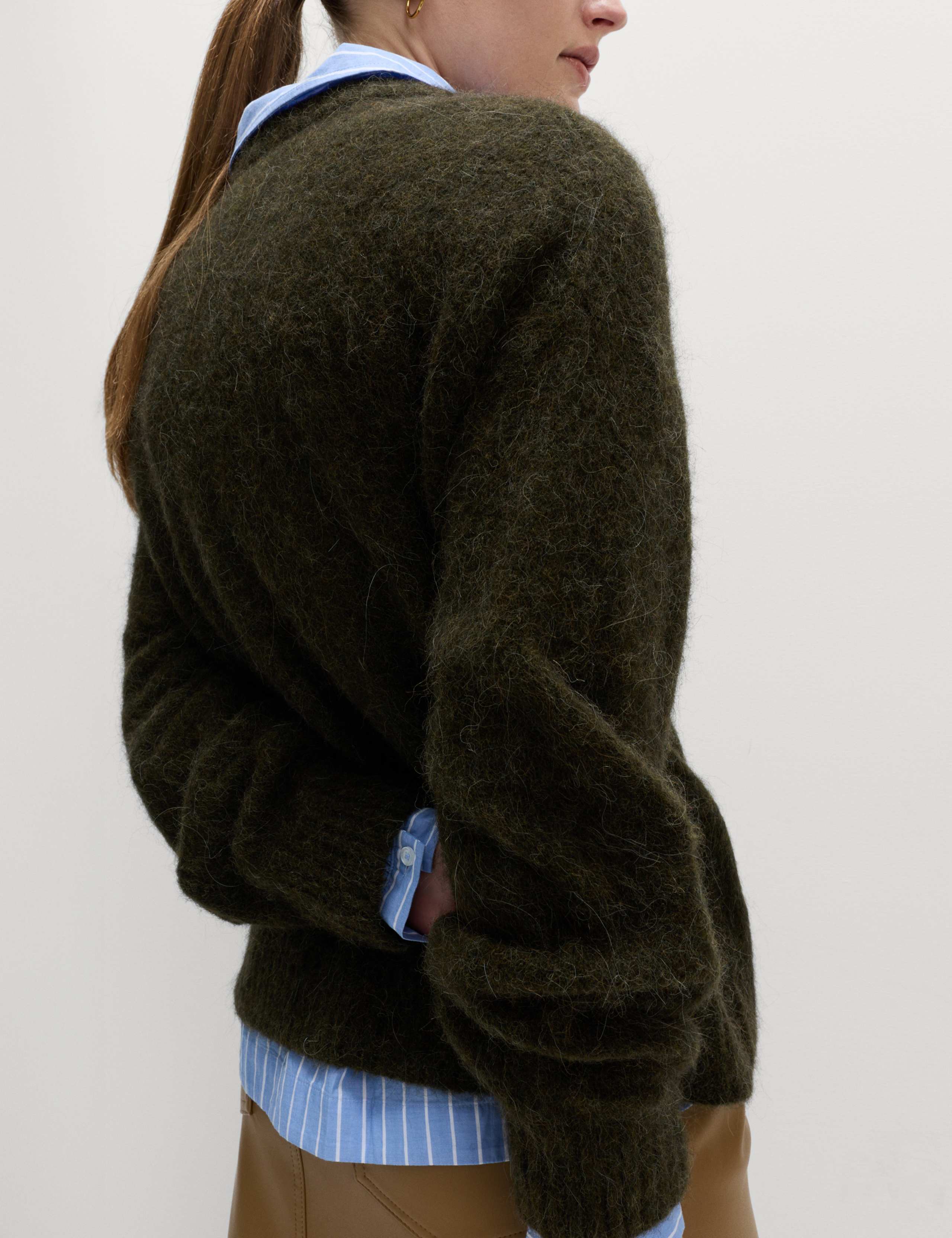 Alpaca Blend Textured Relaxed Jumper 5 of 6