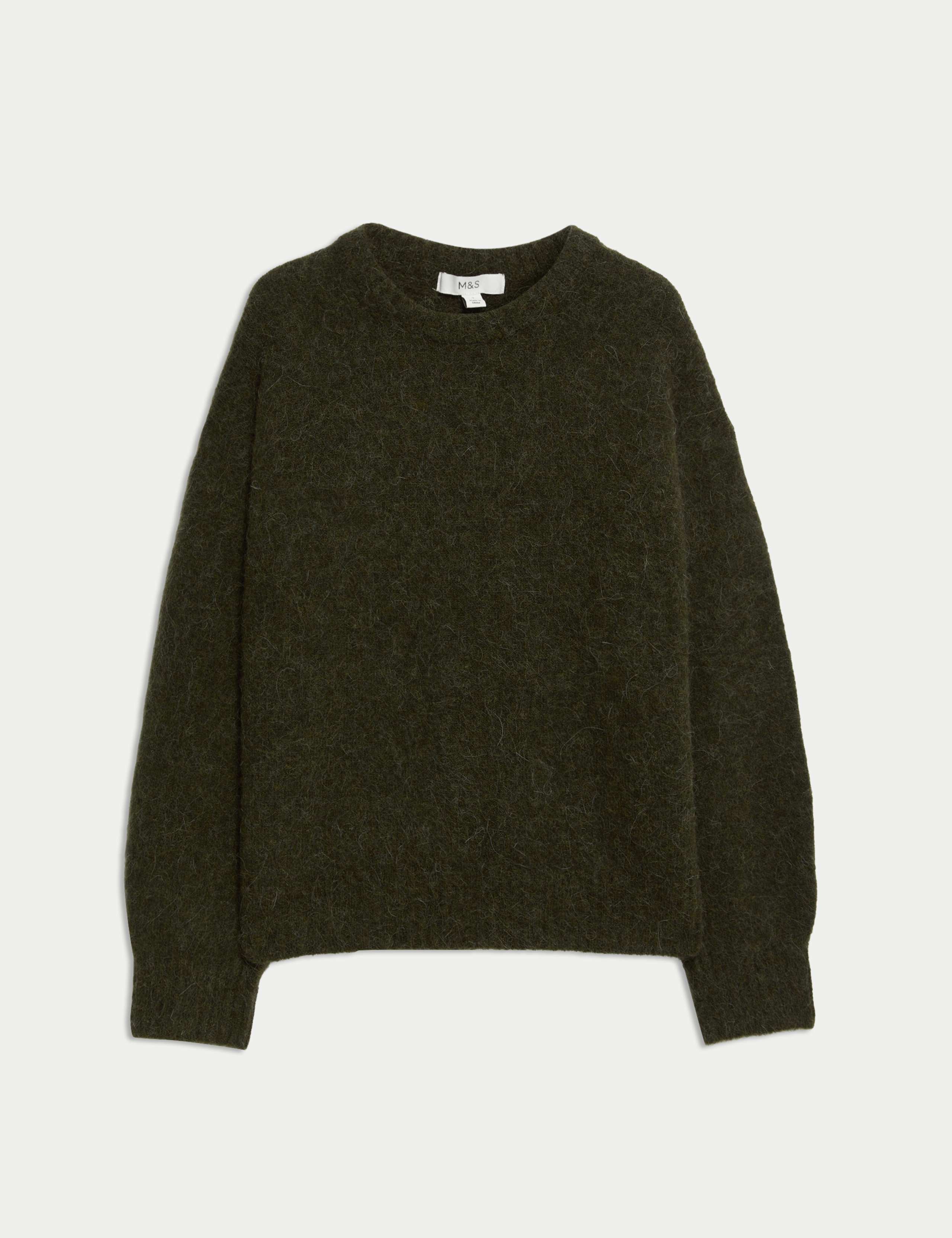 Alpaca Blend Textured Relaxed Jumper 2 of 6
