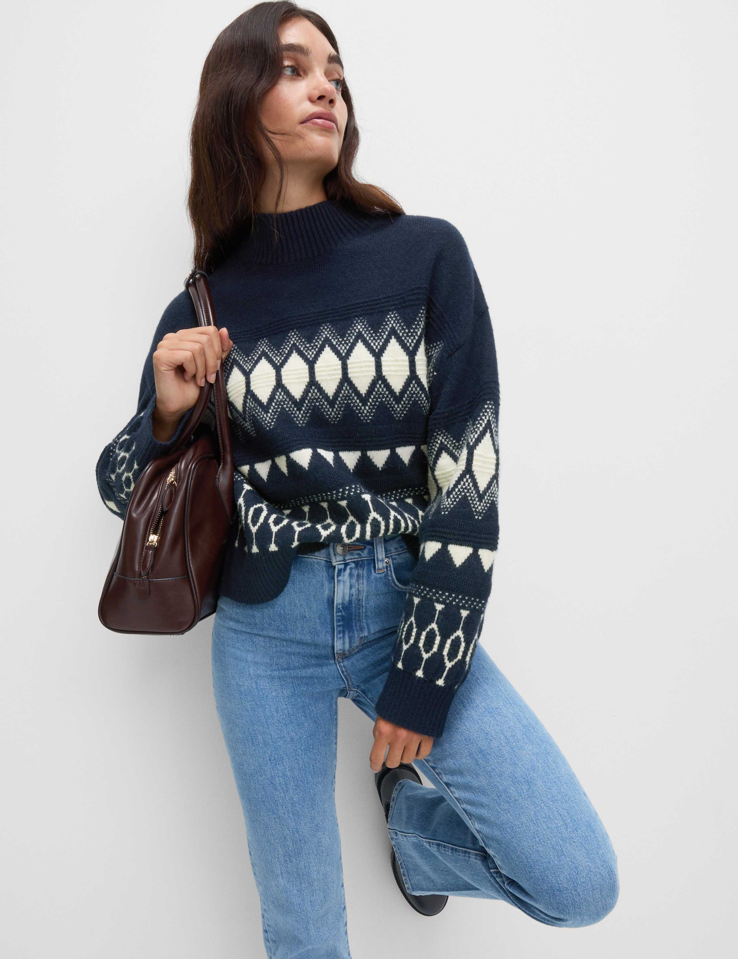 Wool Blend Fair Isle Jumper 3 of 6