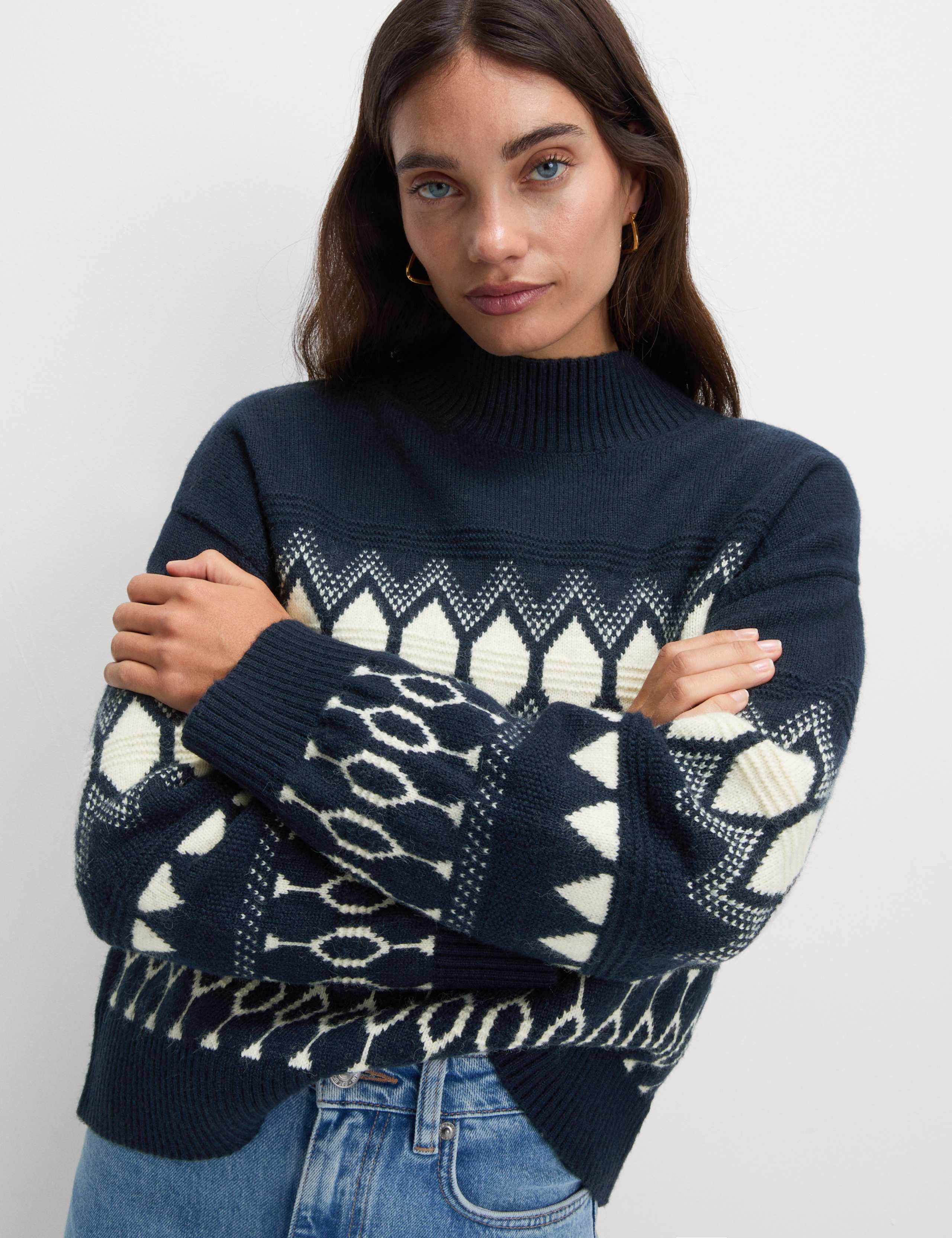 Wool Blend Fair Isle Jumper 6 of 6