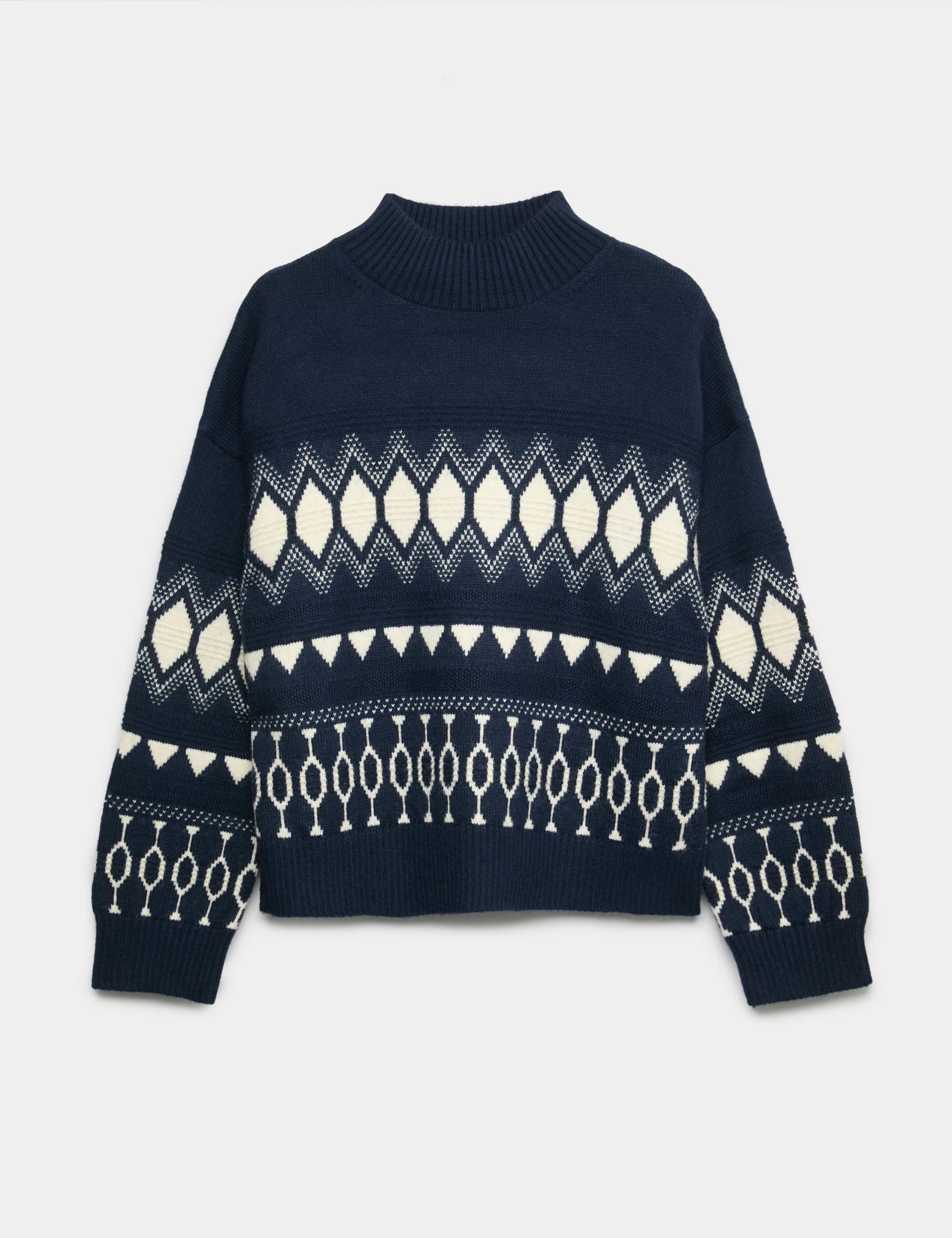 Wool Blend Fair Isle Jumper 2 of 6