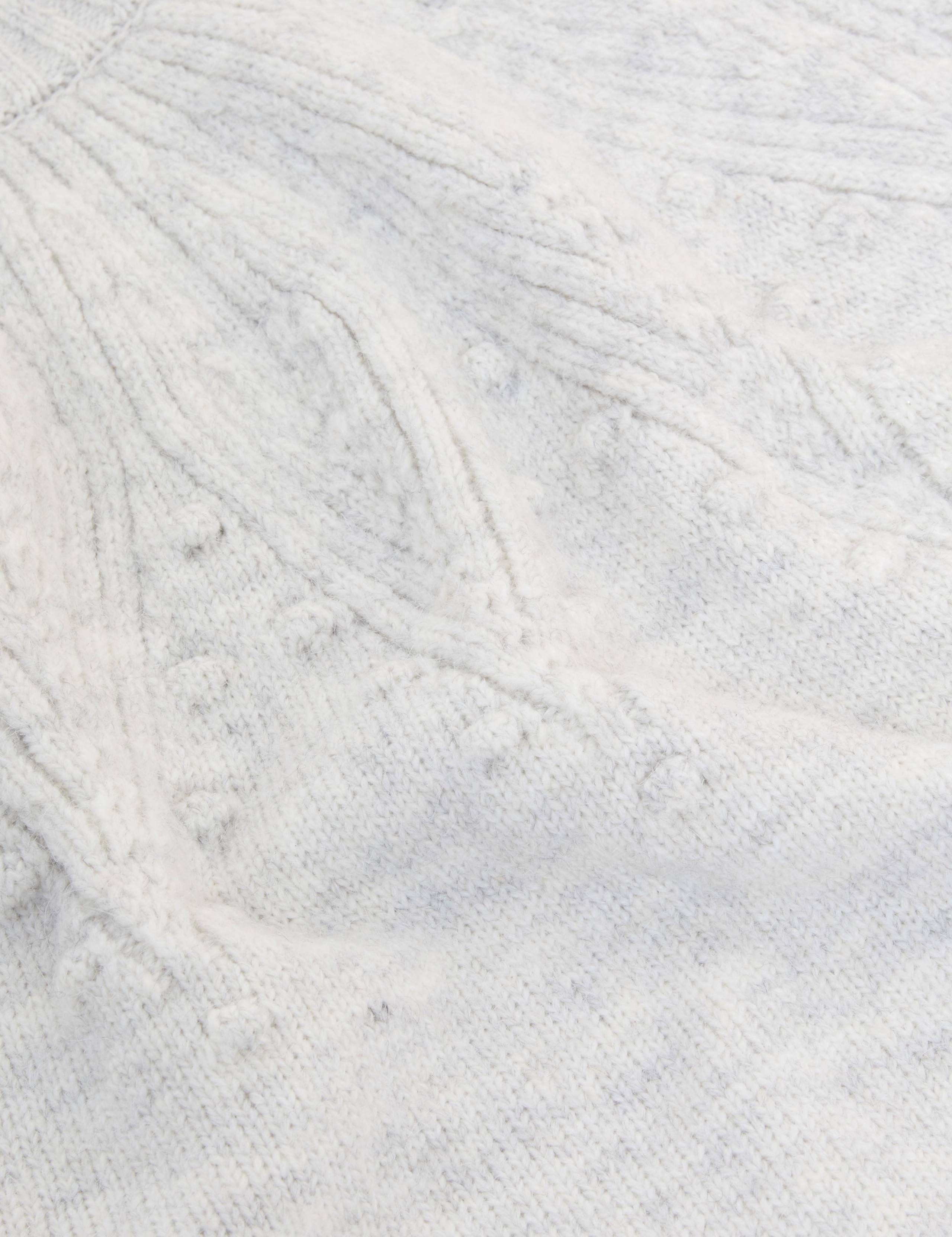 Diamond Bobble Funnel Neck Relaxed Jumper 6 of 6