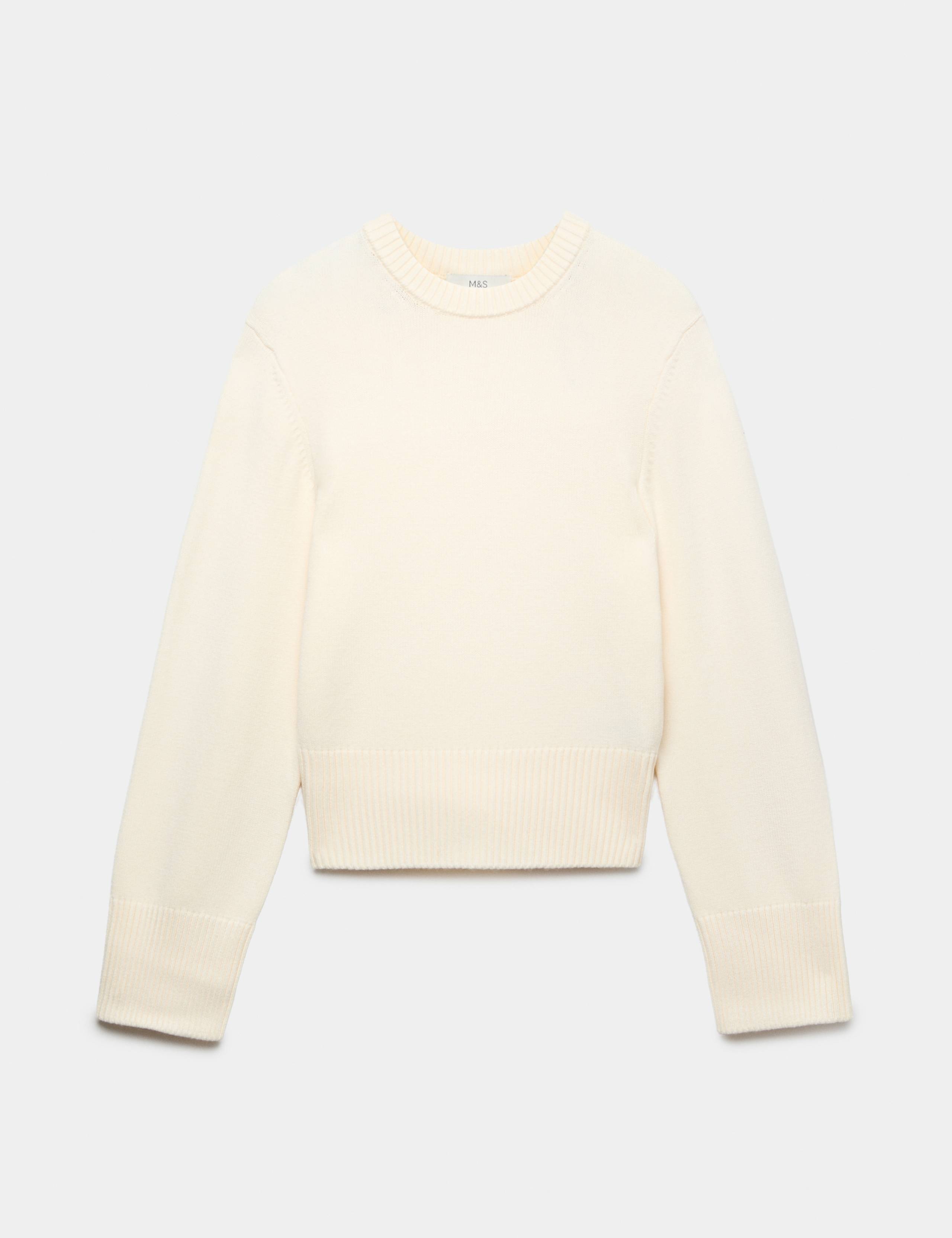 Deep Rib Crew Neck Relaxed Jumper 2 of 5