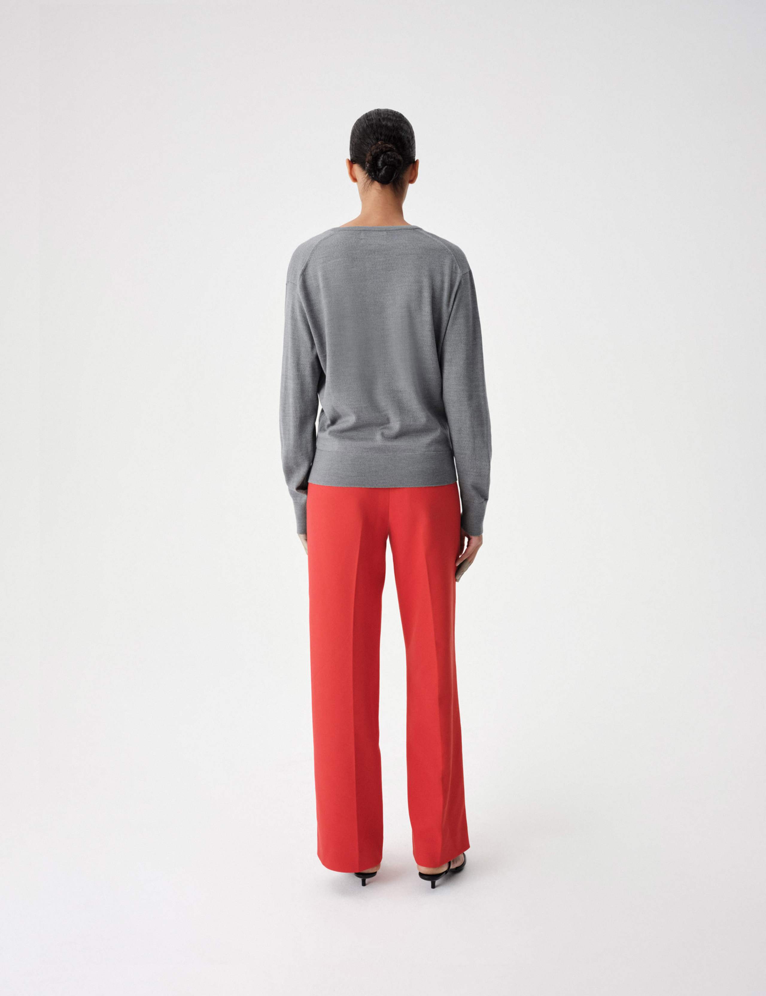 V Neck Jumper With Merino Wool 9 of 9