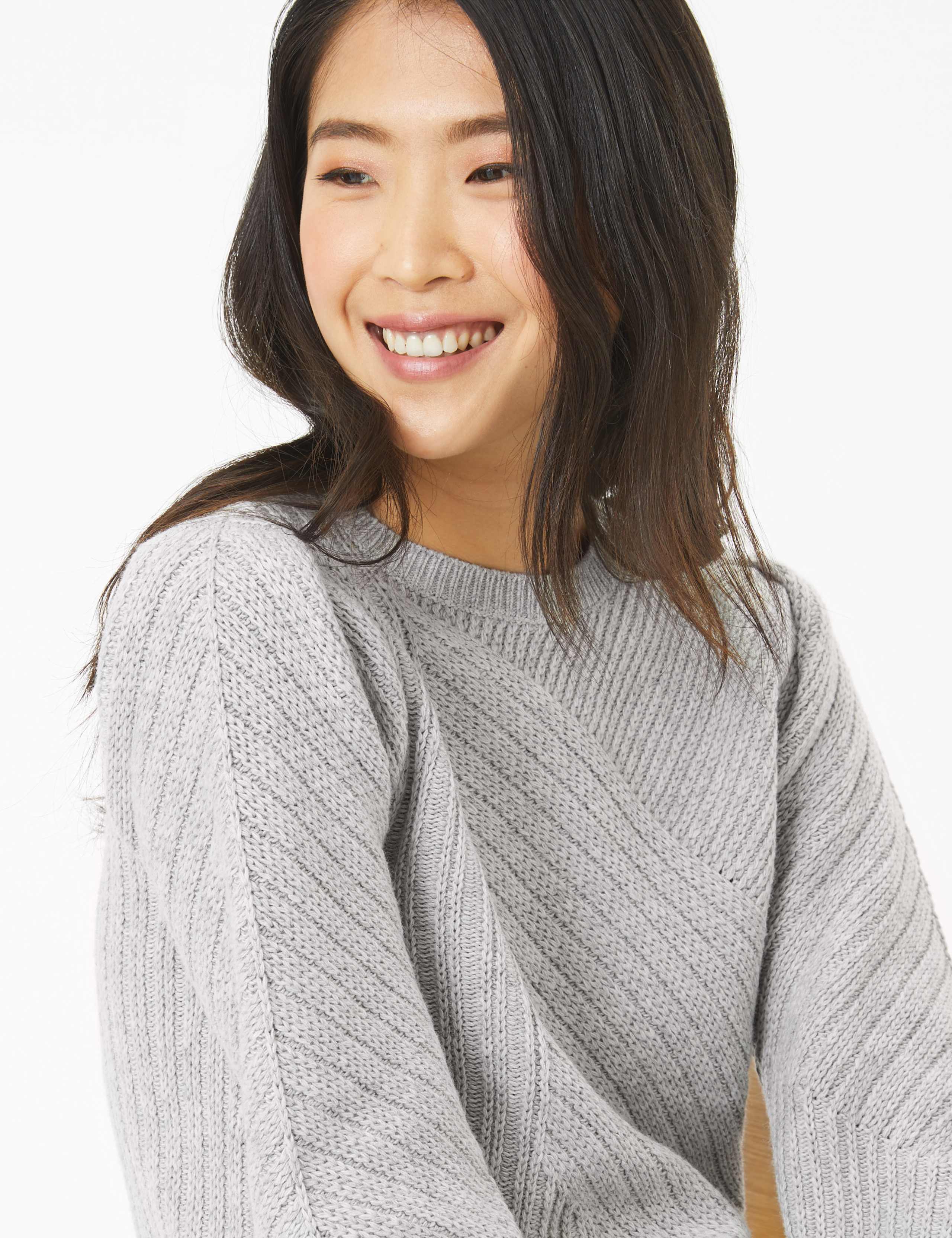 Ribbed Blouson Sleeve Jumper 3 of 4