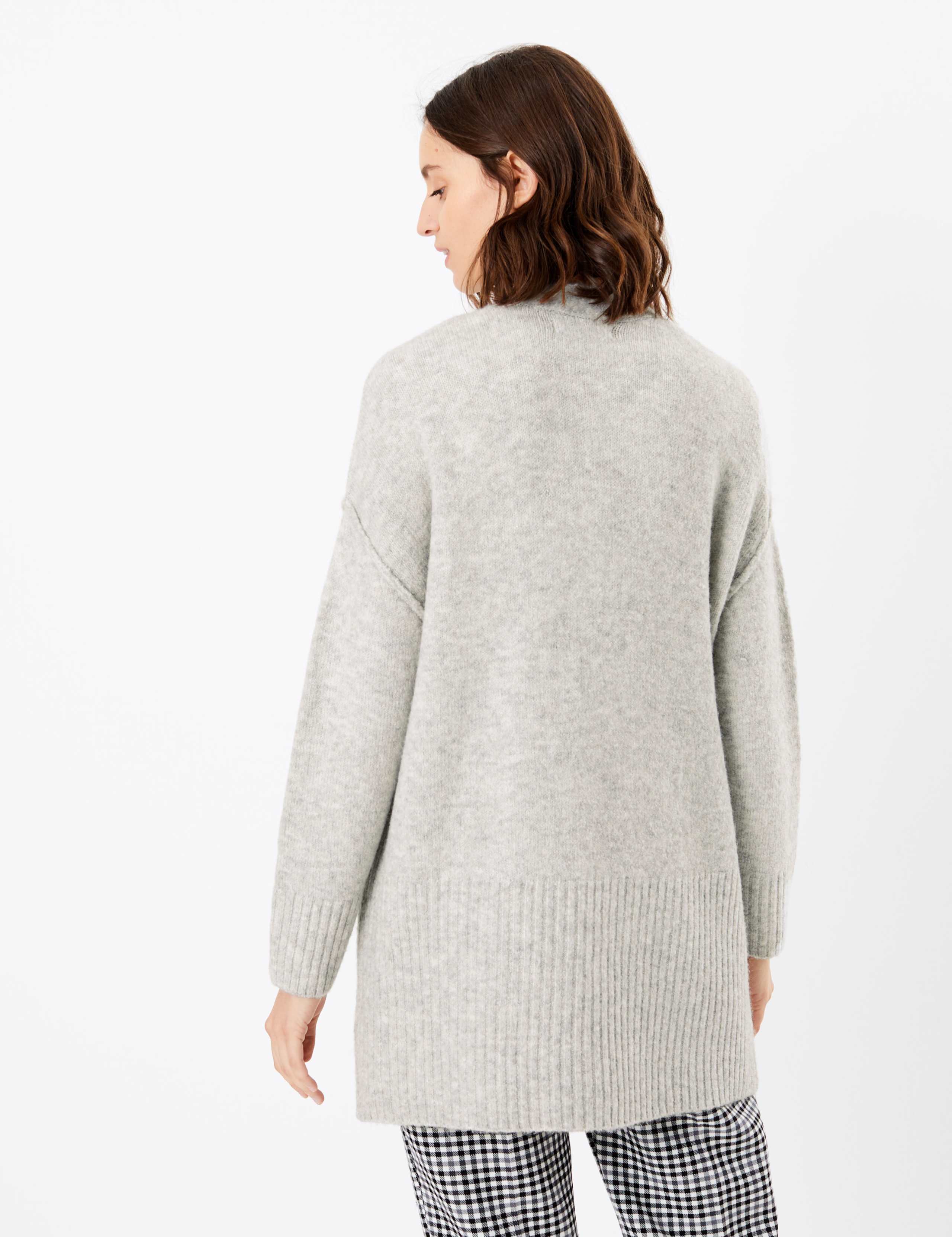 Ribbed Relaxed Fit Cardigan 4 of 4