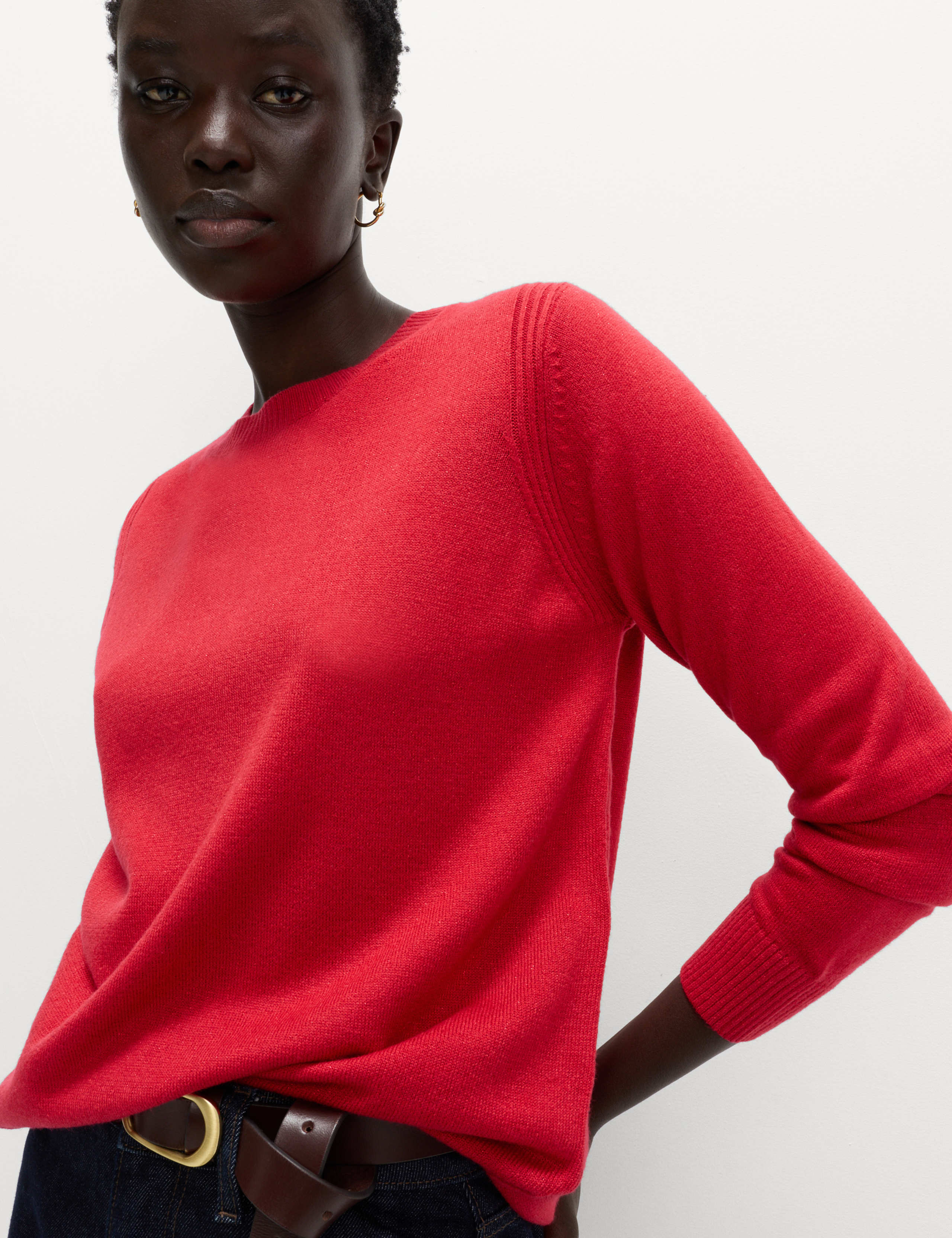 Cashmilon Sparkle Crew Neck Jumper 4 of 7