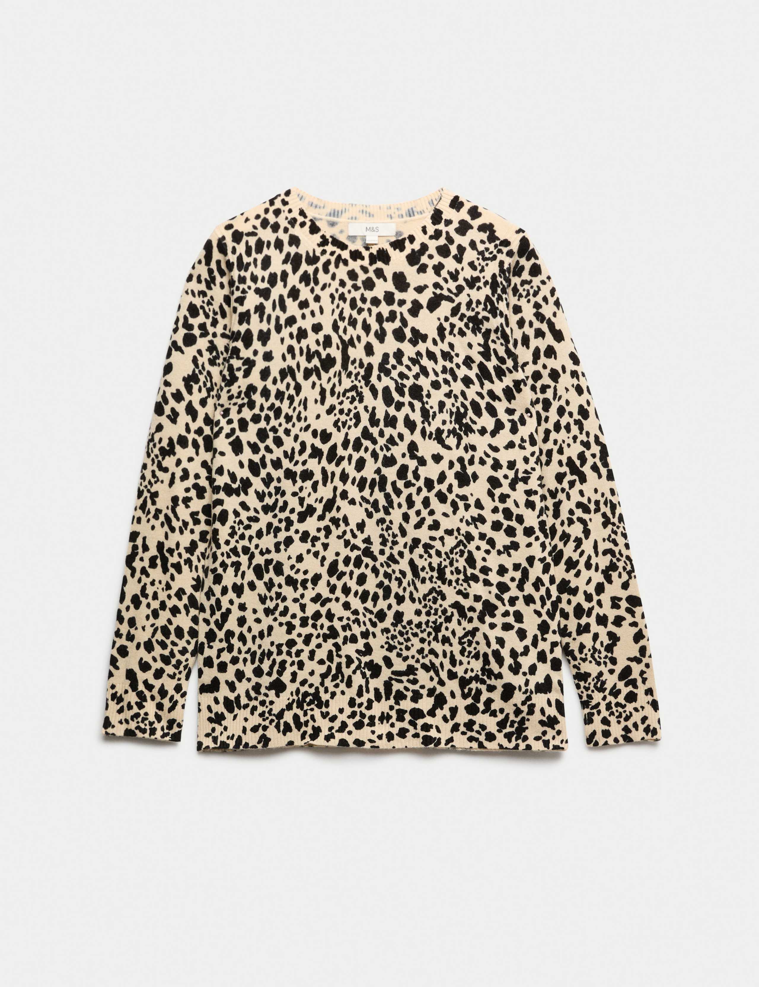 Supersoft Animal Print Crew Neck Jumper 1 of 1