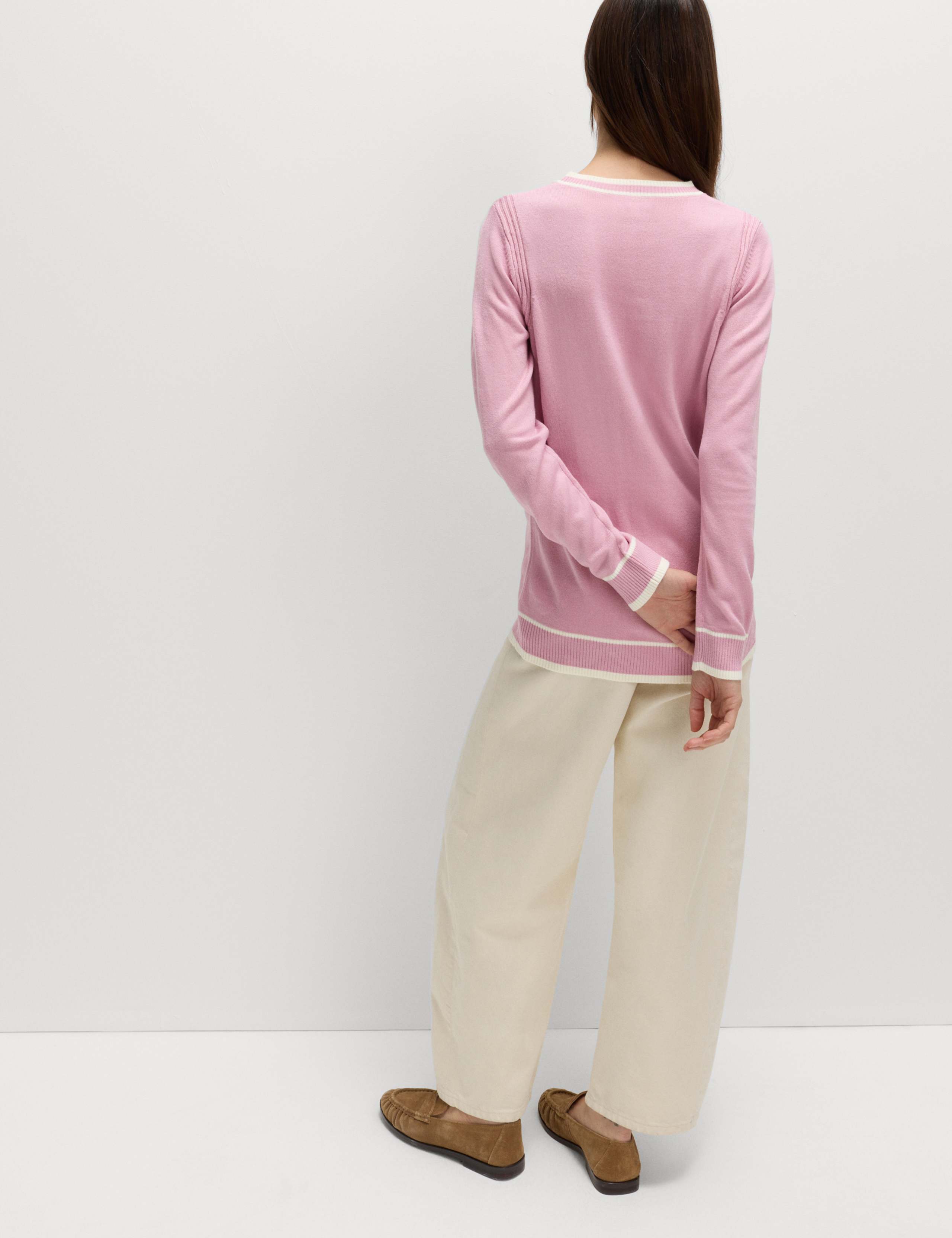 Supersoft Tipped Crew Neck Jumper 4 of 5