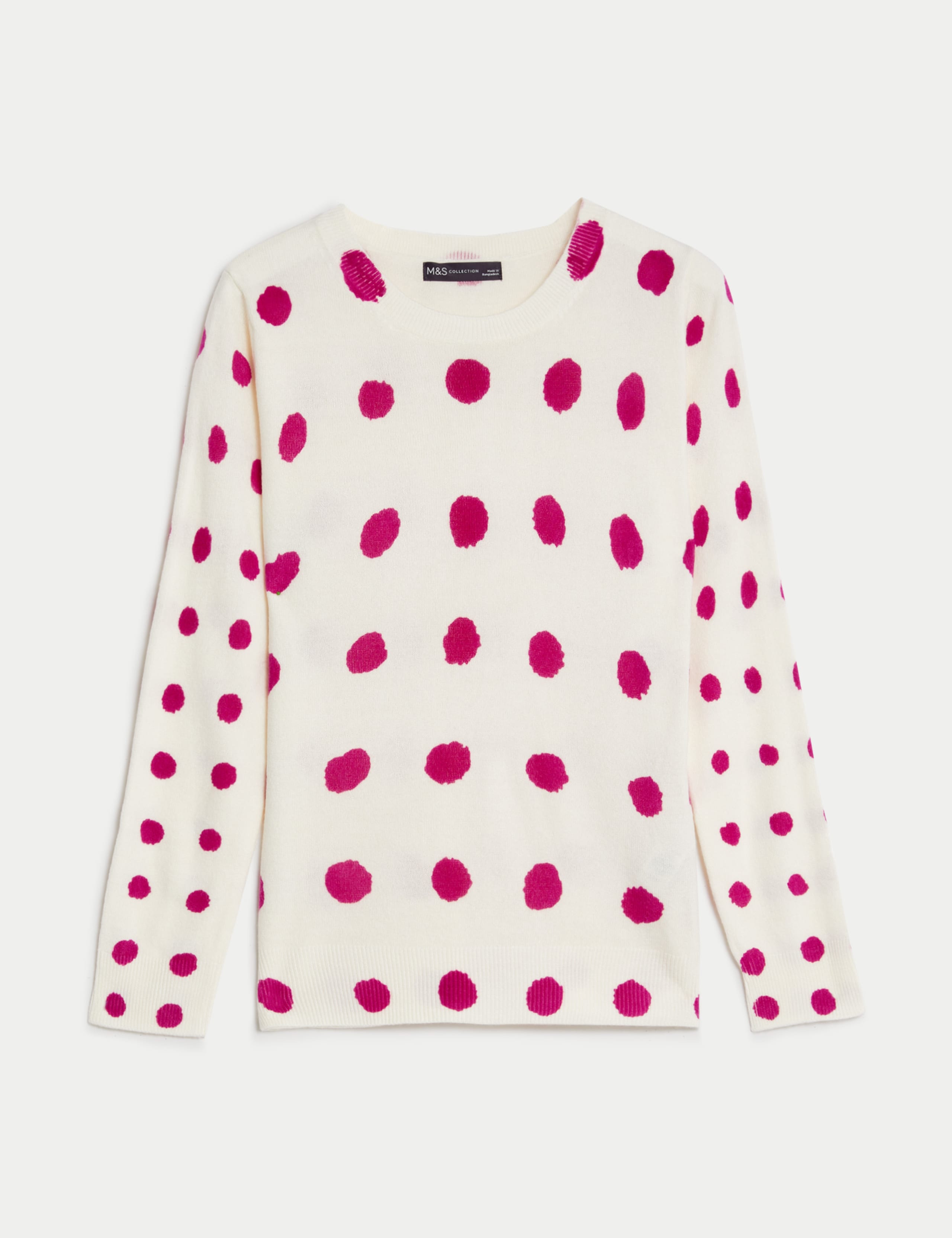 Supersoft Spot Print Crew Neck Jumper 2 of 6