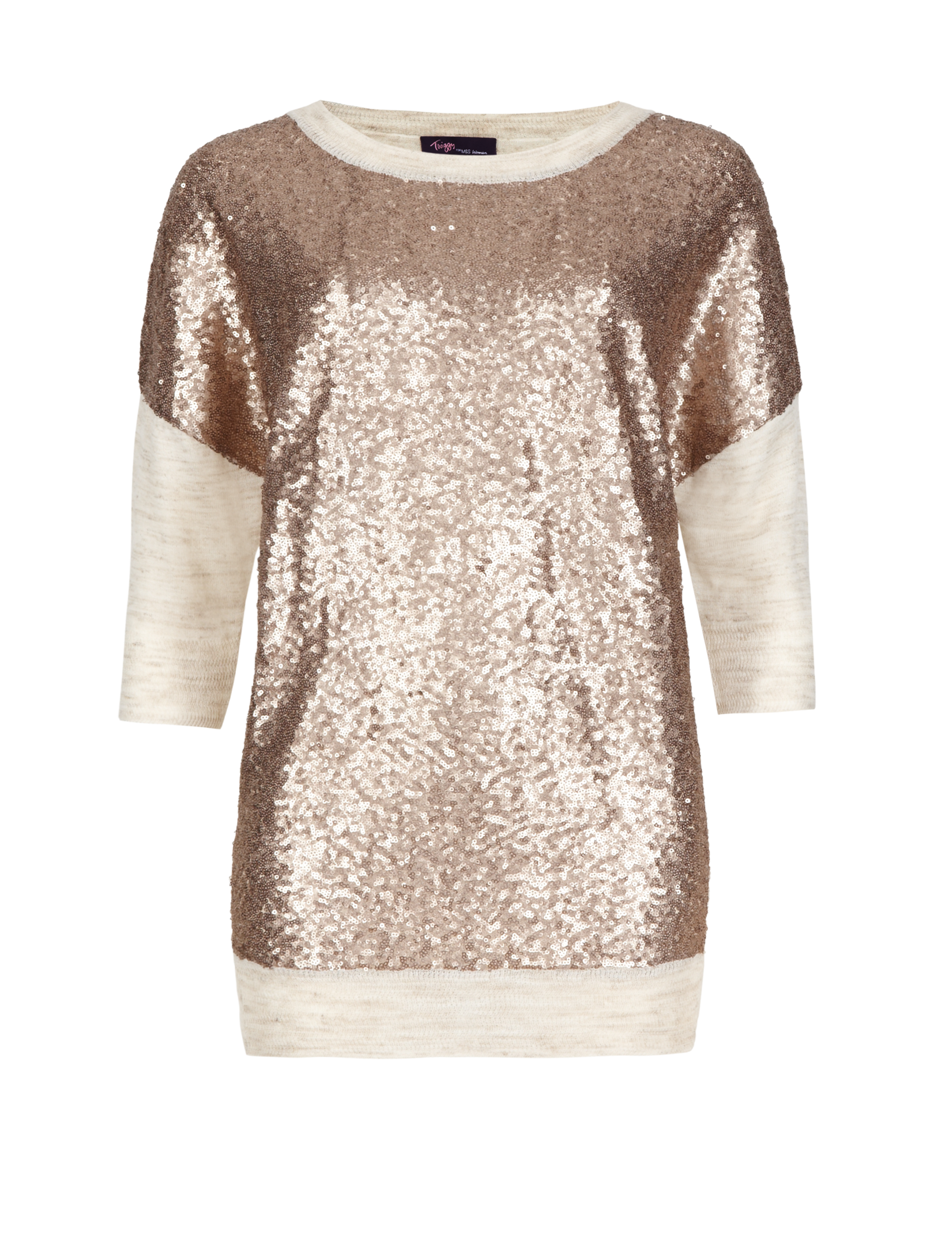 Twiggy for M&S Collection Sequin Embellished Jumper 2 of 5