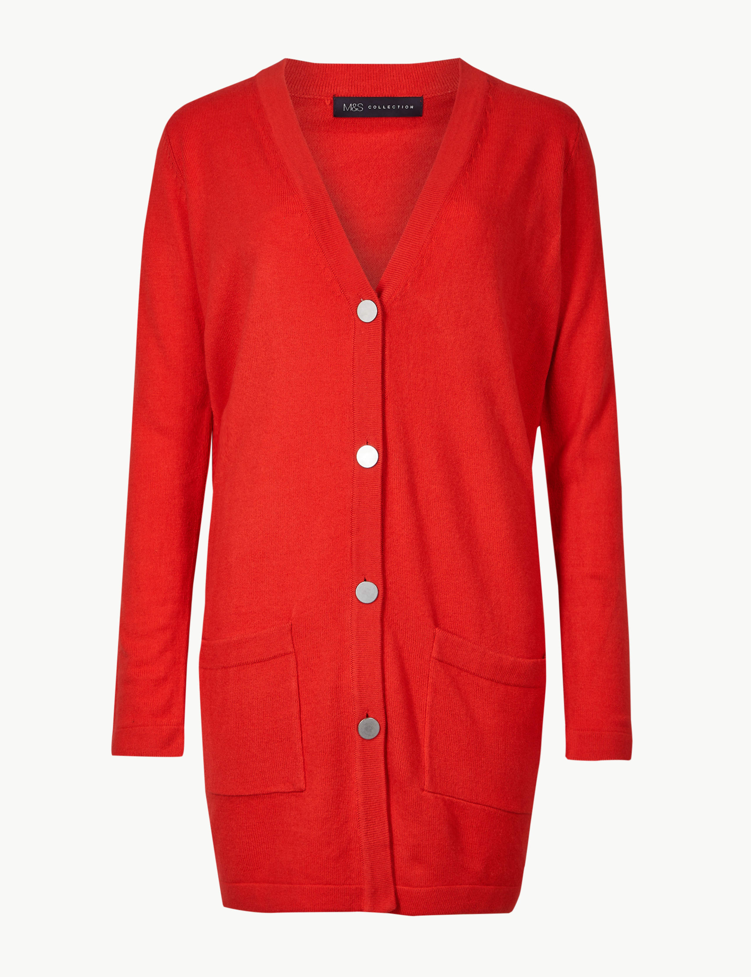 Button Through V-Neck Cardigan 2 of 4