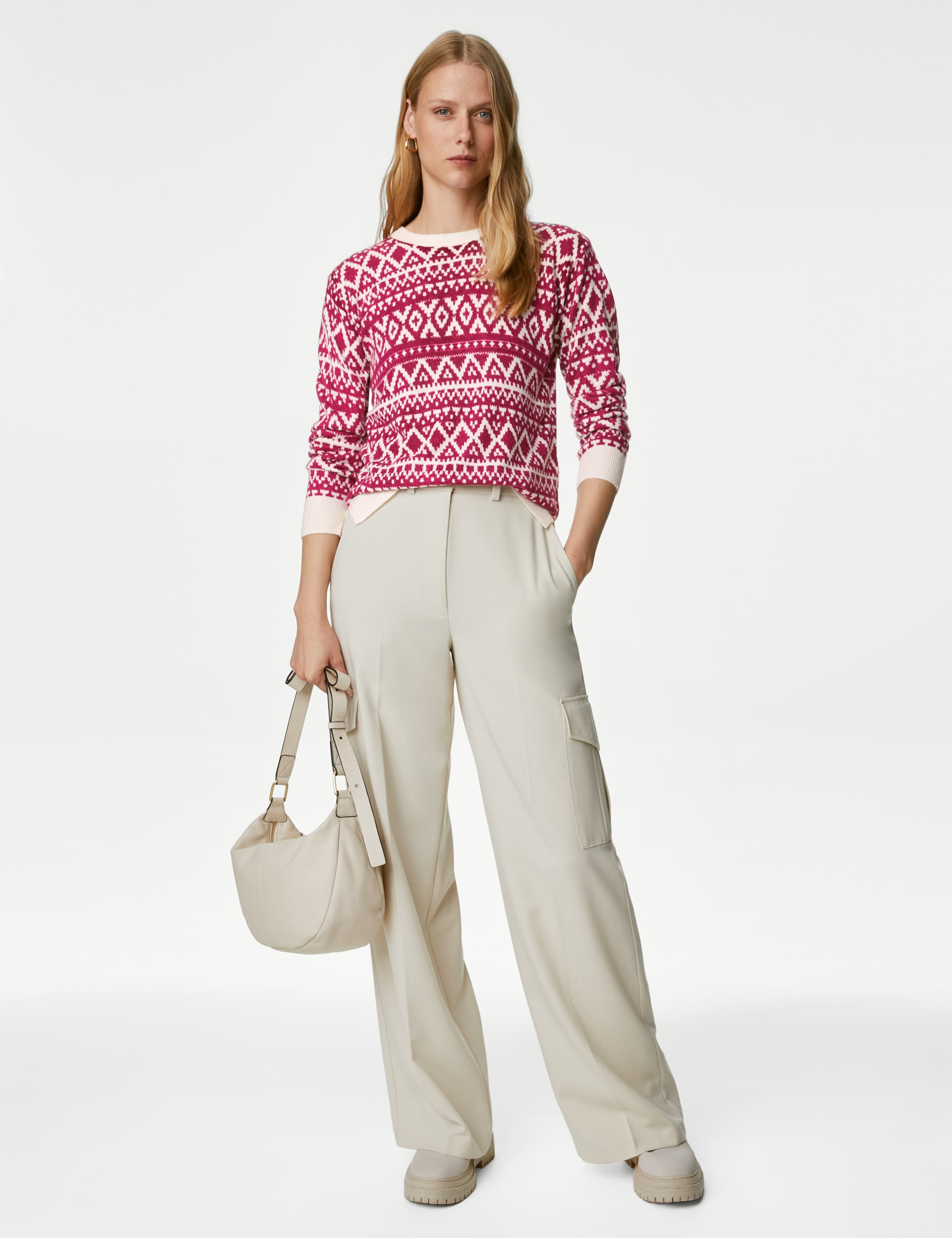Supersoft Fair Isle Crew Neck Jumper 3 of 6