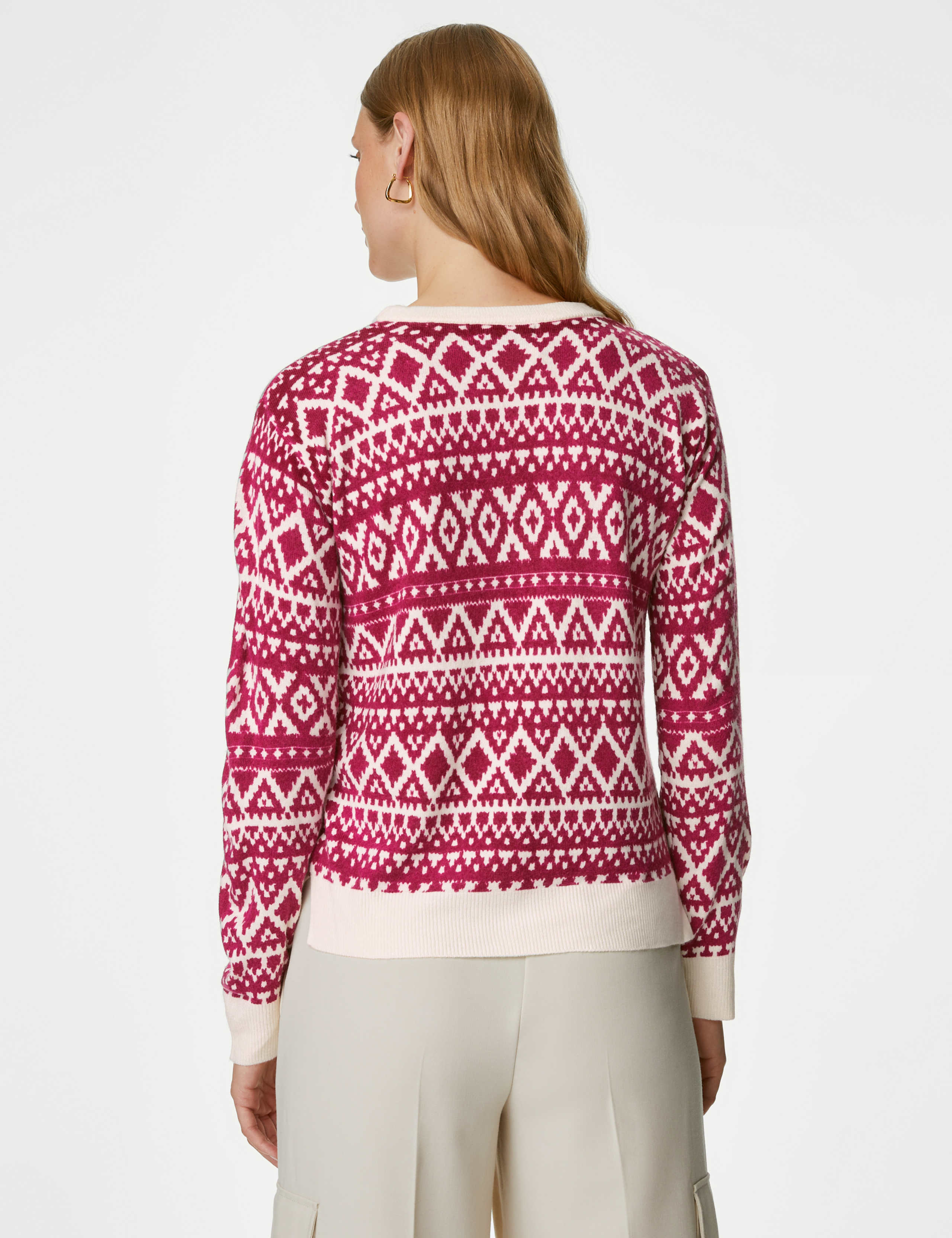 Supersoft Fair Isle Crew Neck Jumper 5 of 6