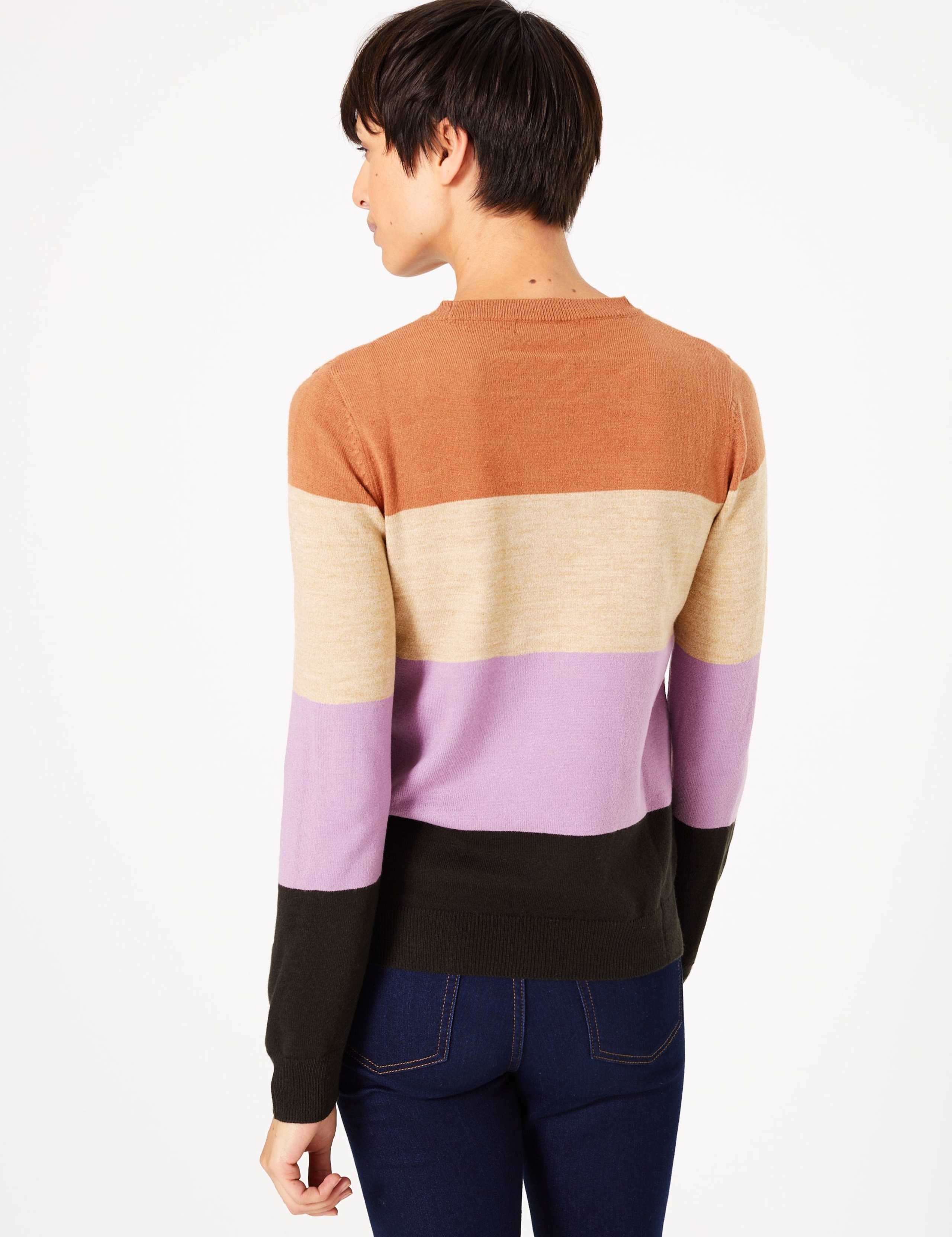 Colour Block Striped Jumper 4 of 4