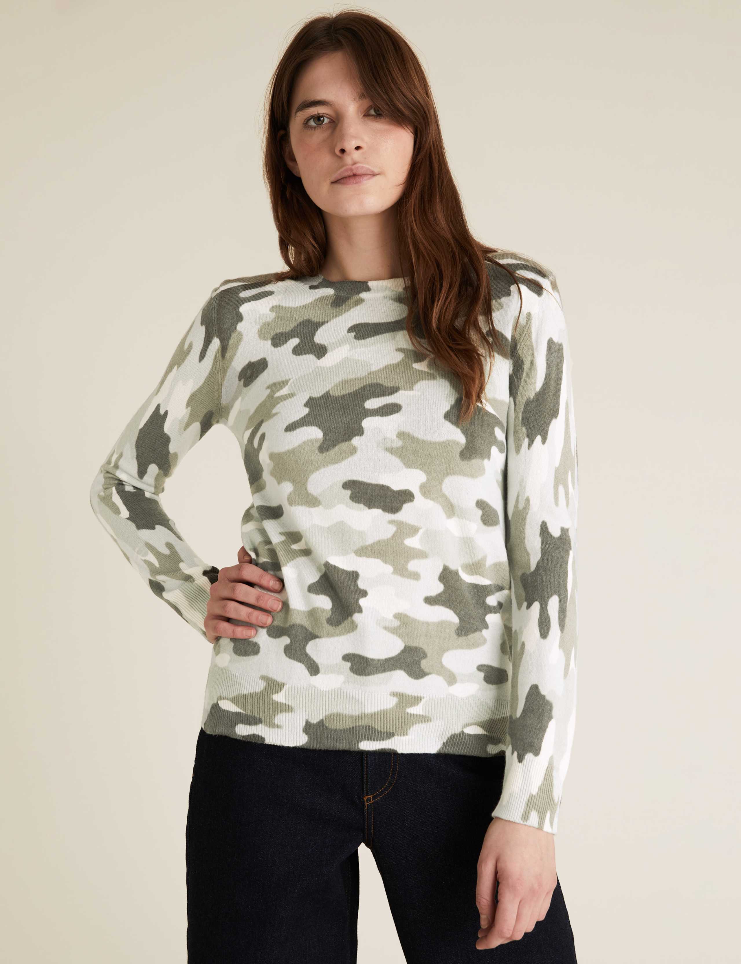 Supersoft Camo Crew Neck Jumper 1 of 4