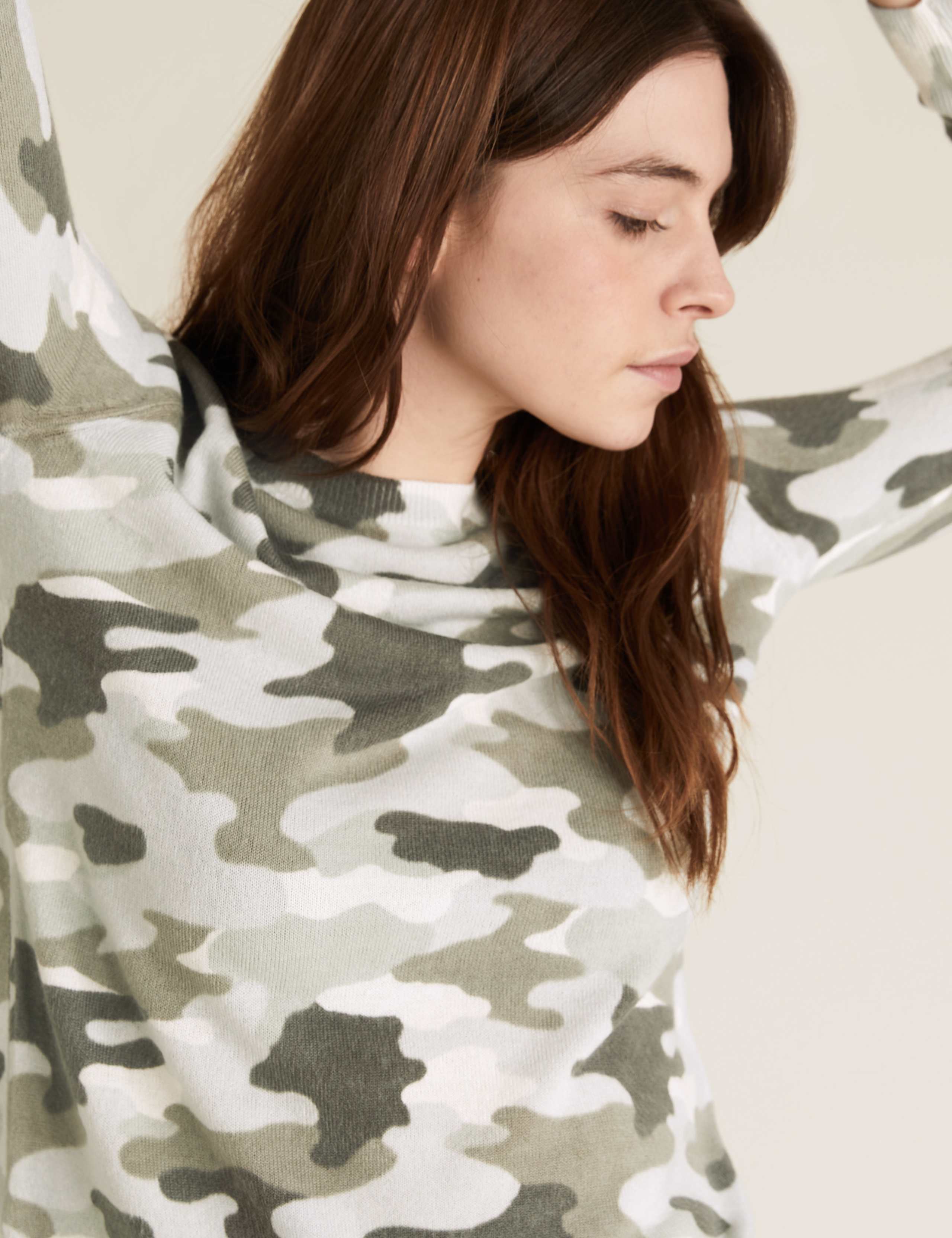 Supersoft Camo Crew Neck Jumper 3 of 4