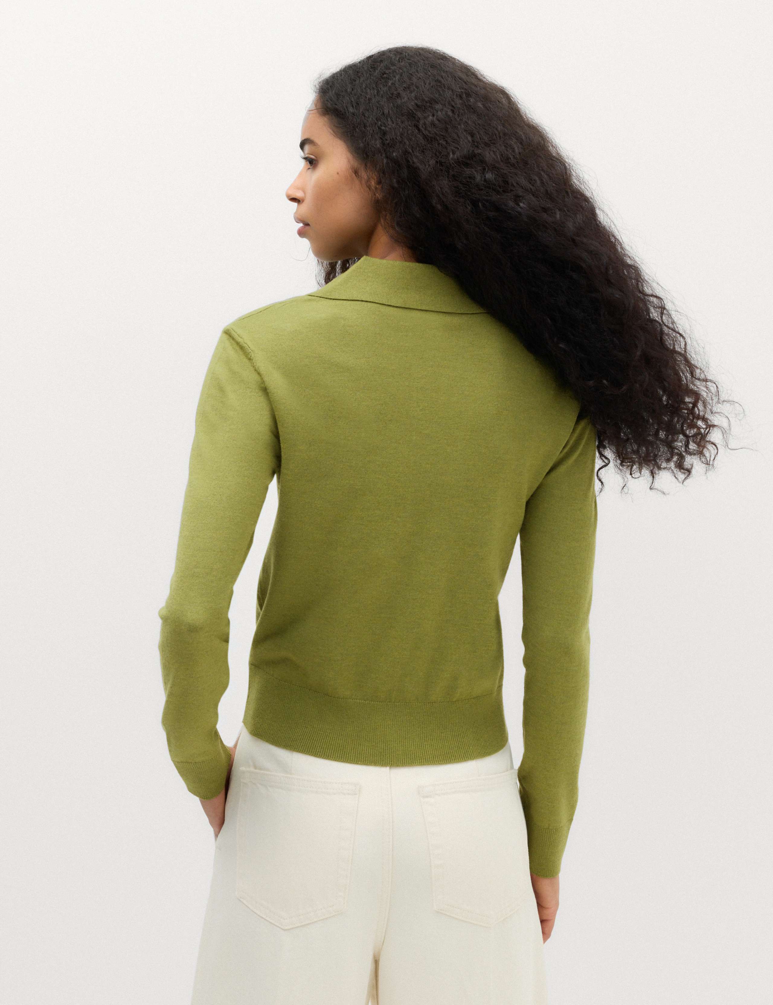 Collared Slim Jumper with Wool 5 of 6