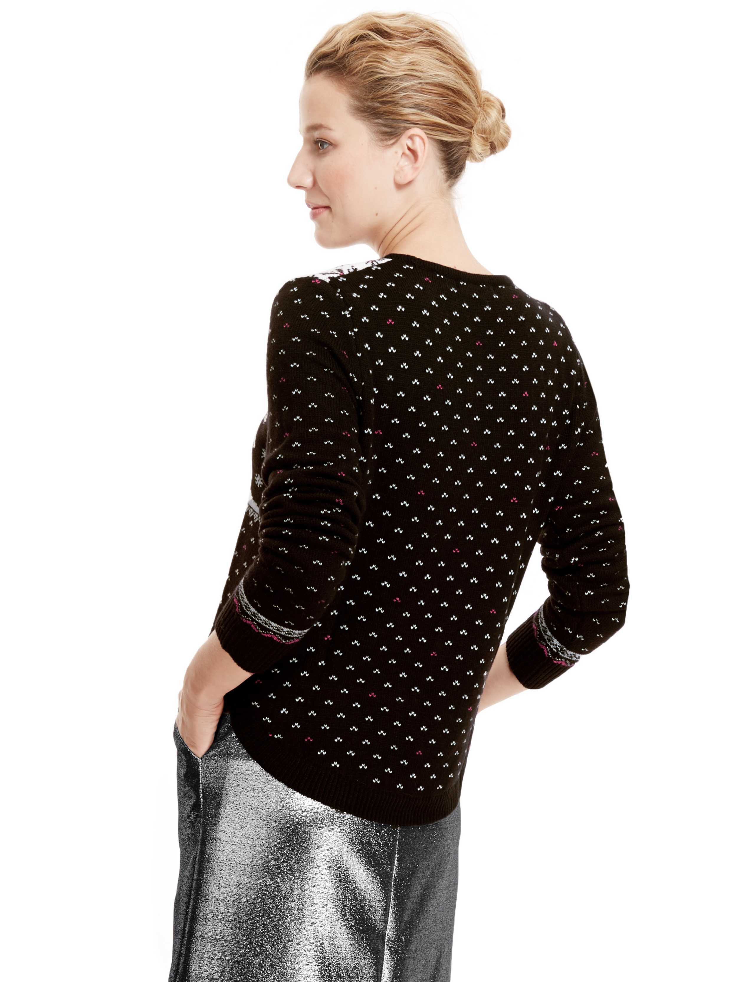 Monochrome Reindeer Jumper 4 of 4