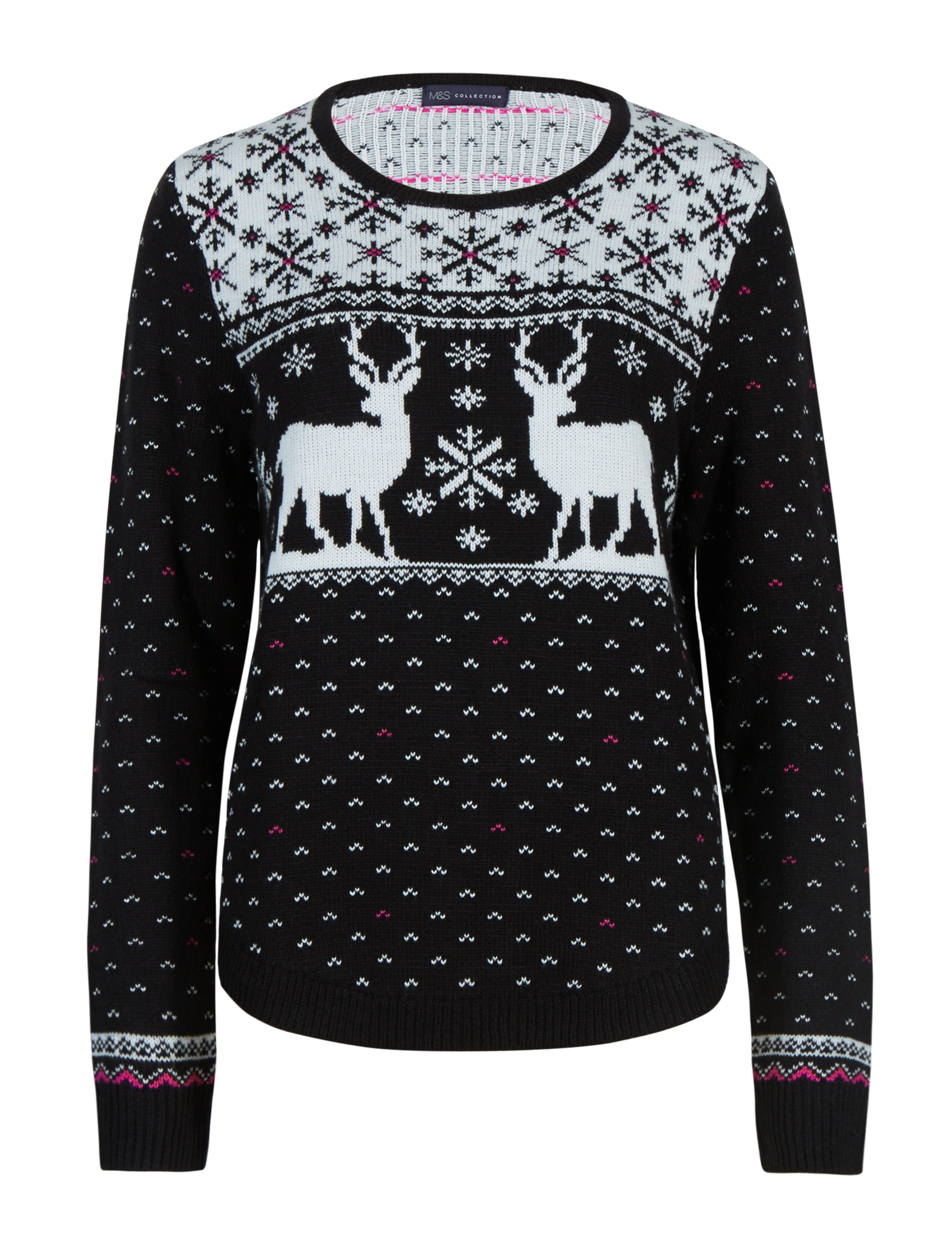 Monochrome Reindeer Jumper 2 of 4