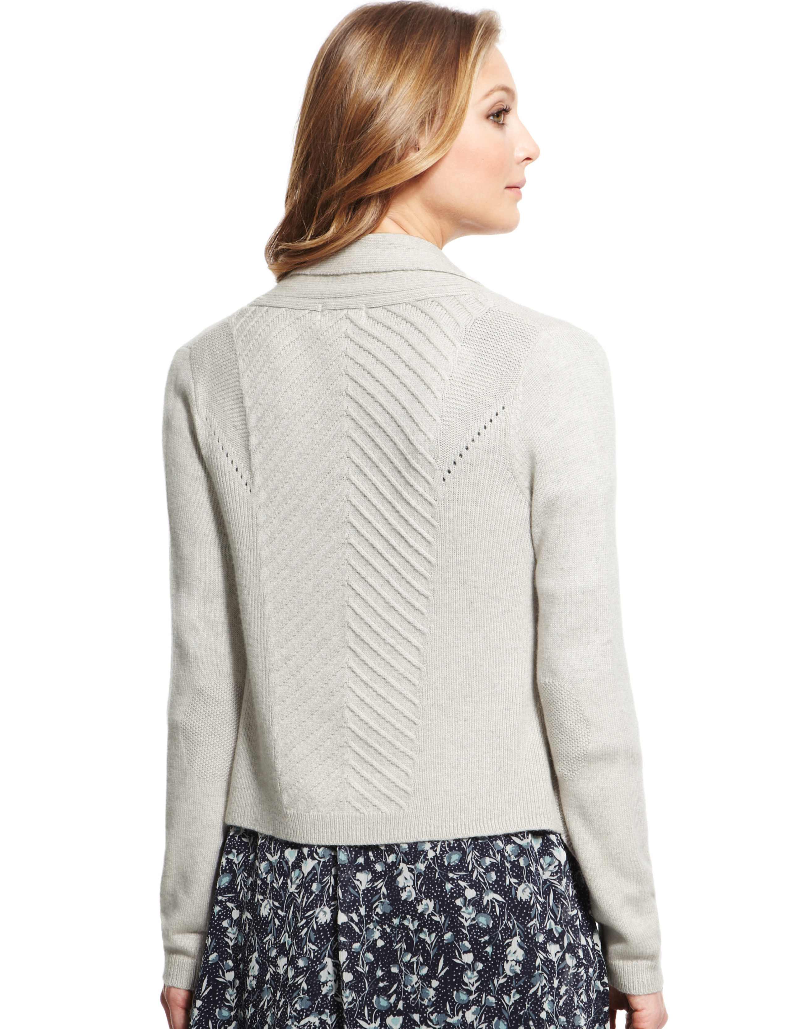 Open Front Military Cardigan 5 of 6