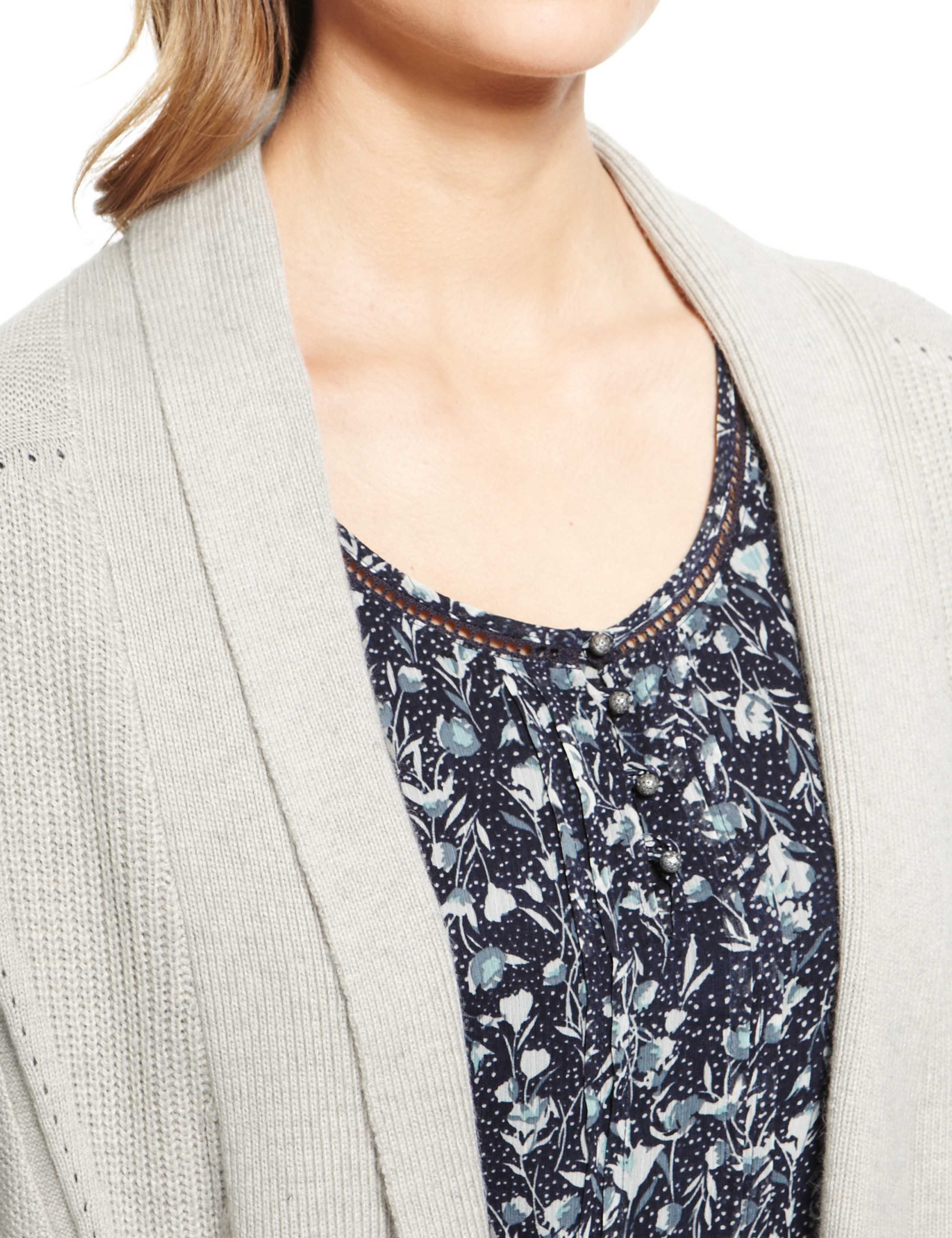 Open Front Military Cardigan 6 of 6