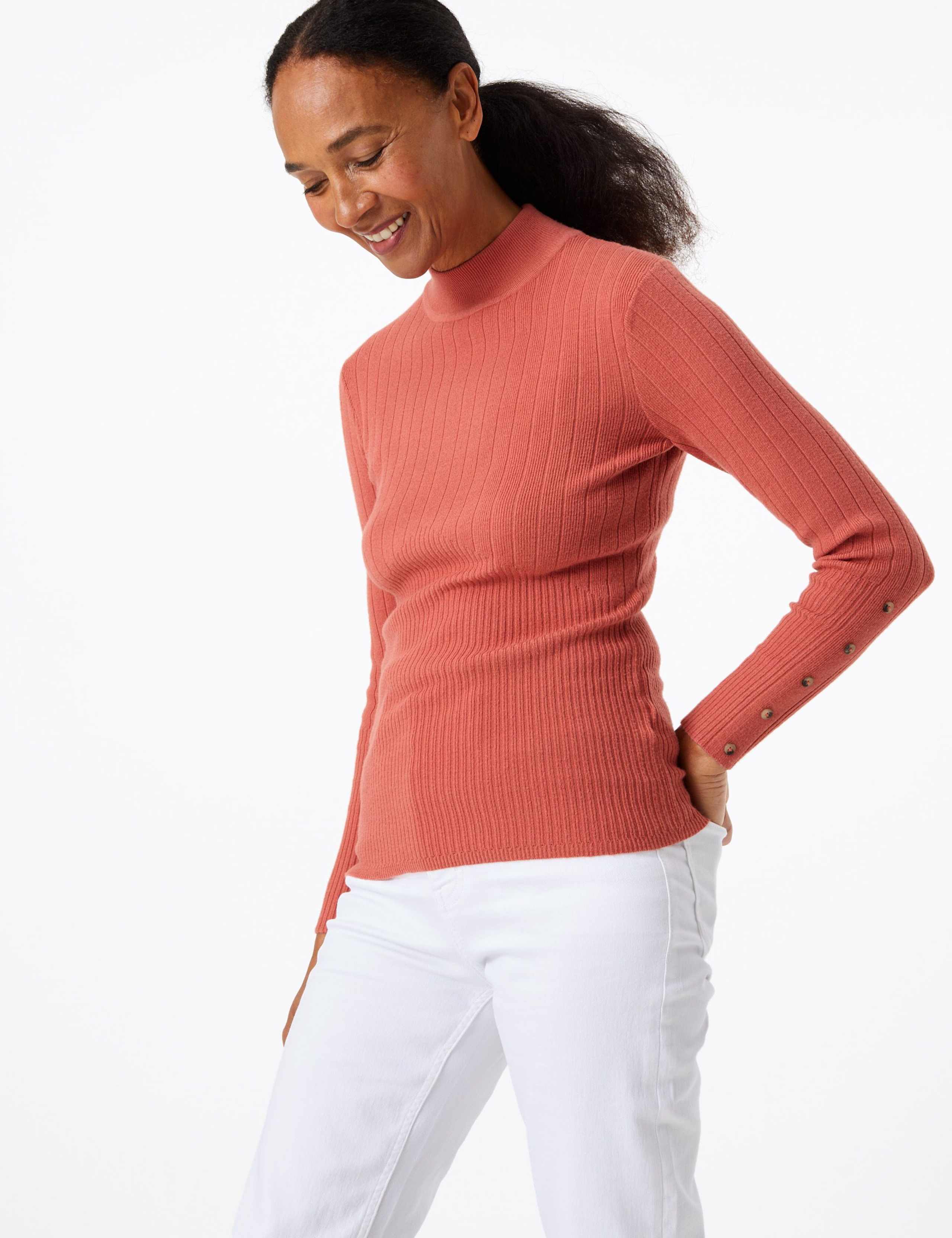 Ribbed Fitted Jumper 1 of 4