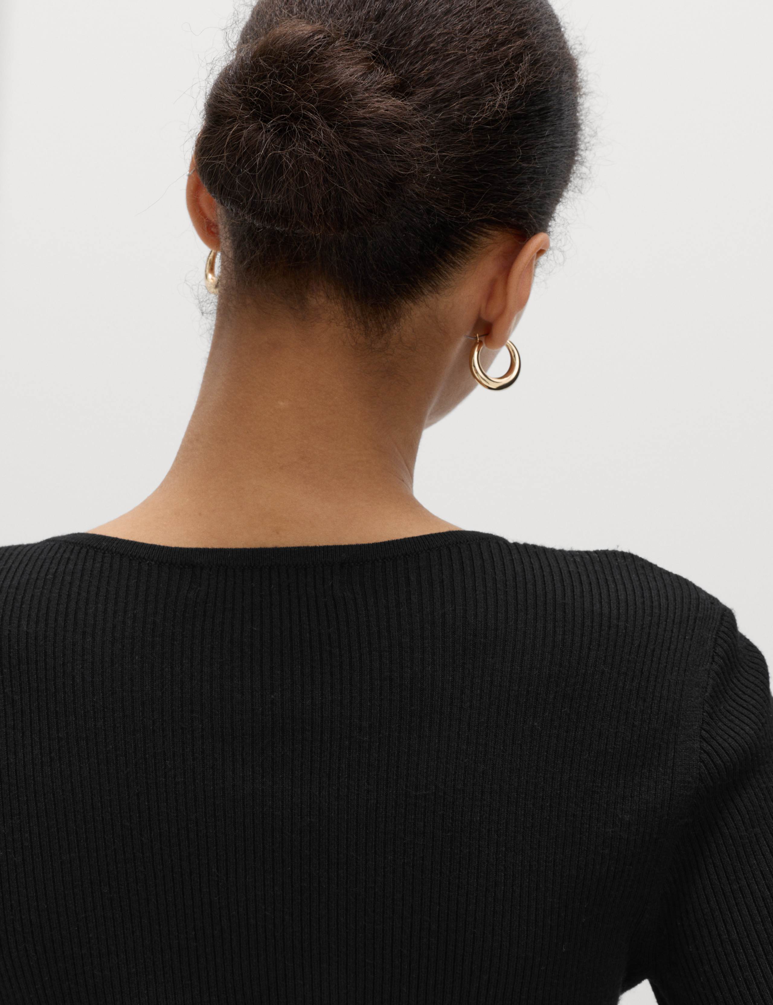 Ribbed Slim Fit Knitted Top 6 of 6