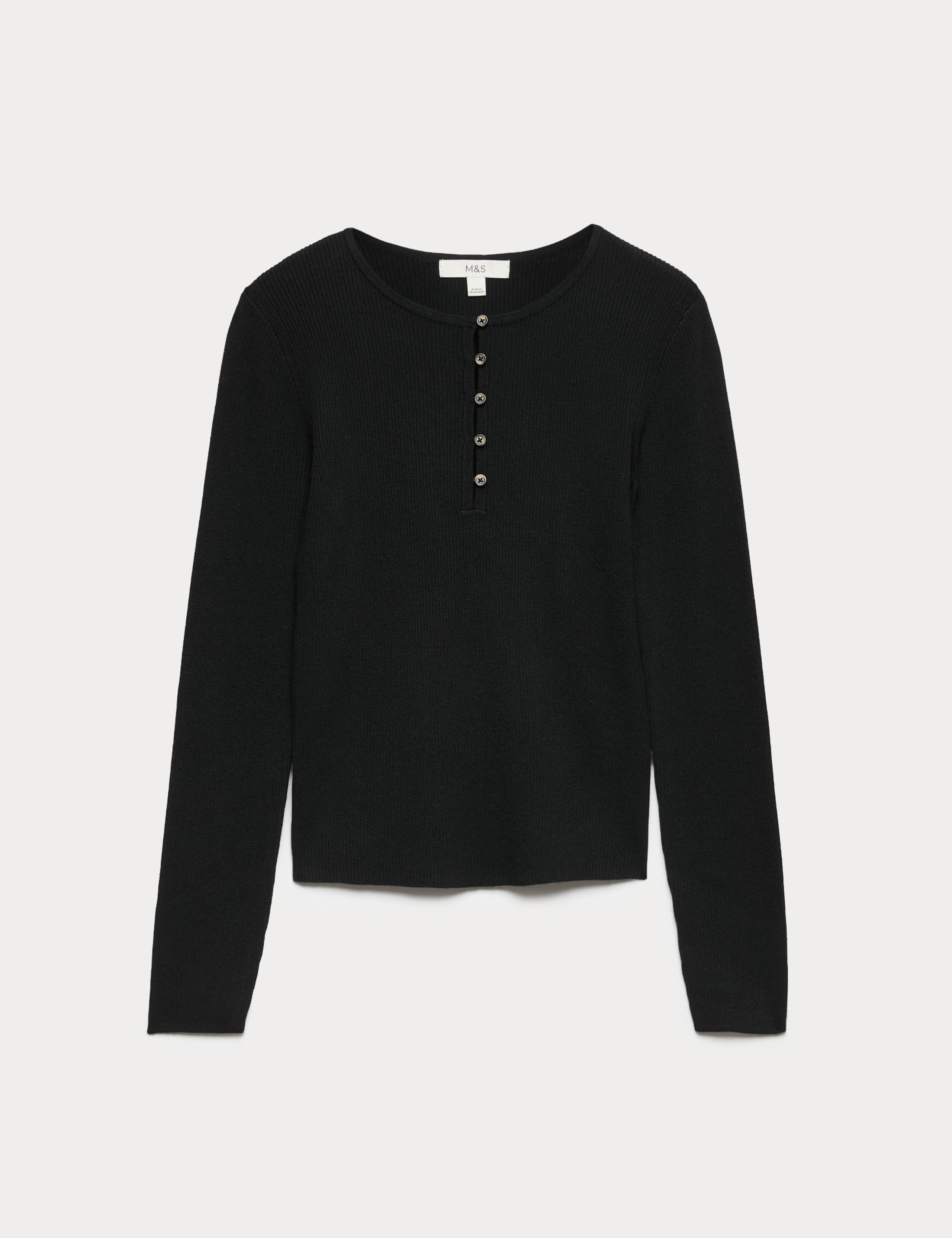 Ribbed Slim Fit Knitted Top 2 of 6