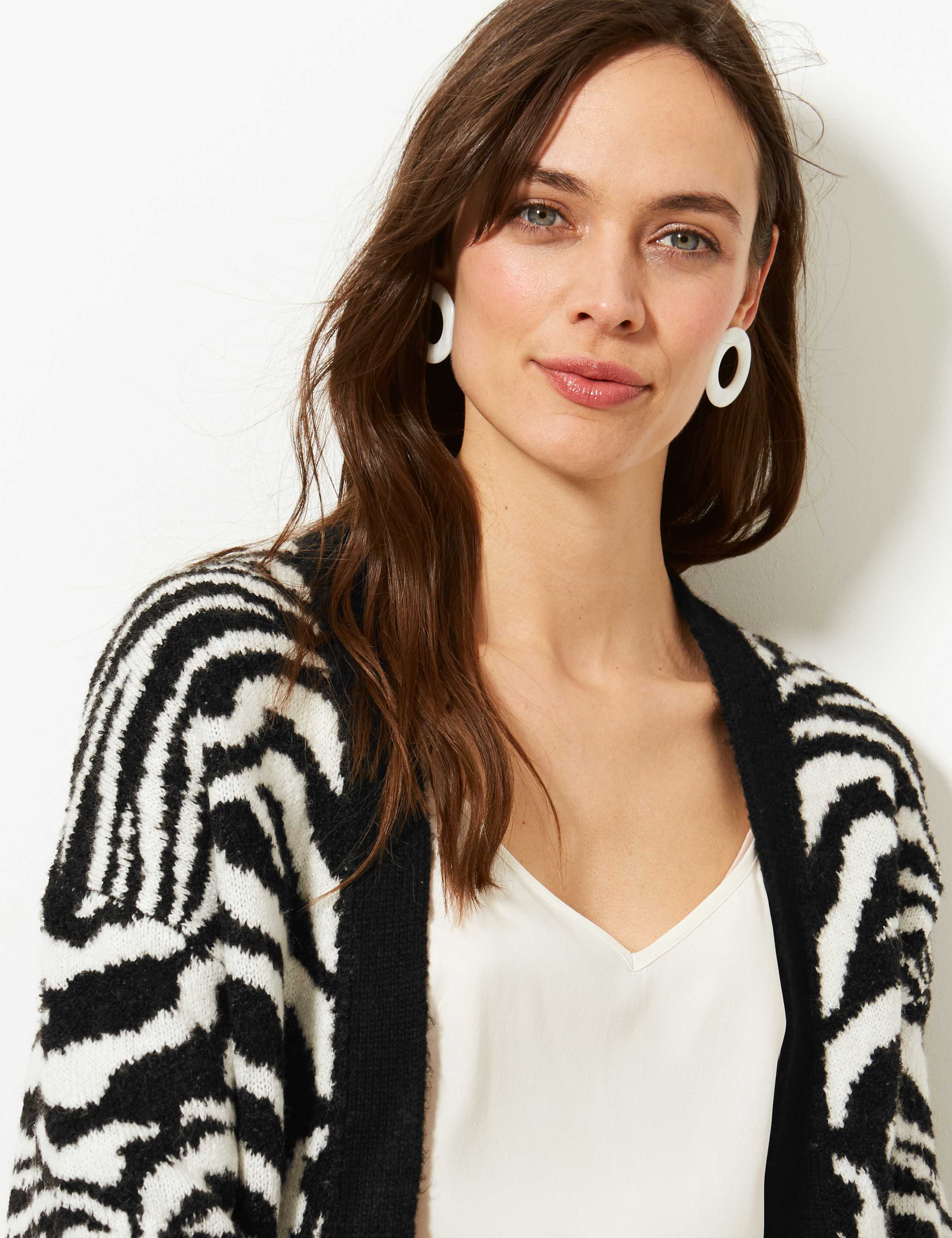 Animal Print Longline Cardigan 4 of 4