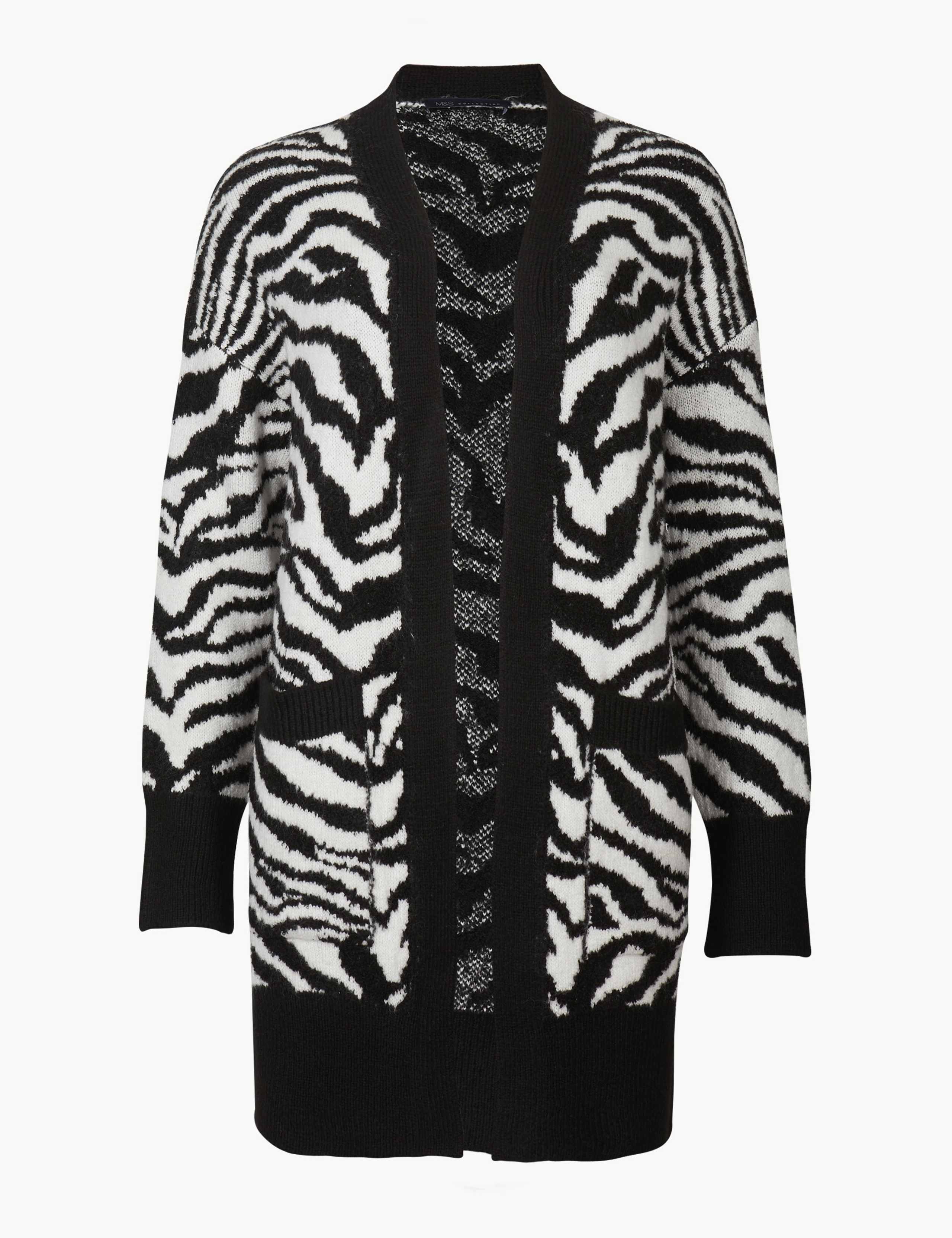 Animal Print Longline Cardigan 2 of 4