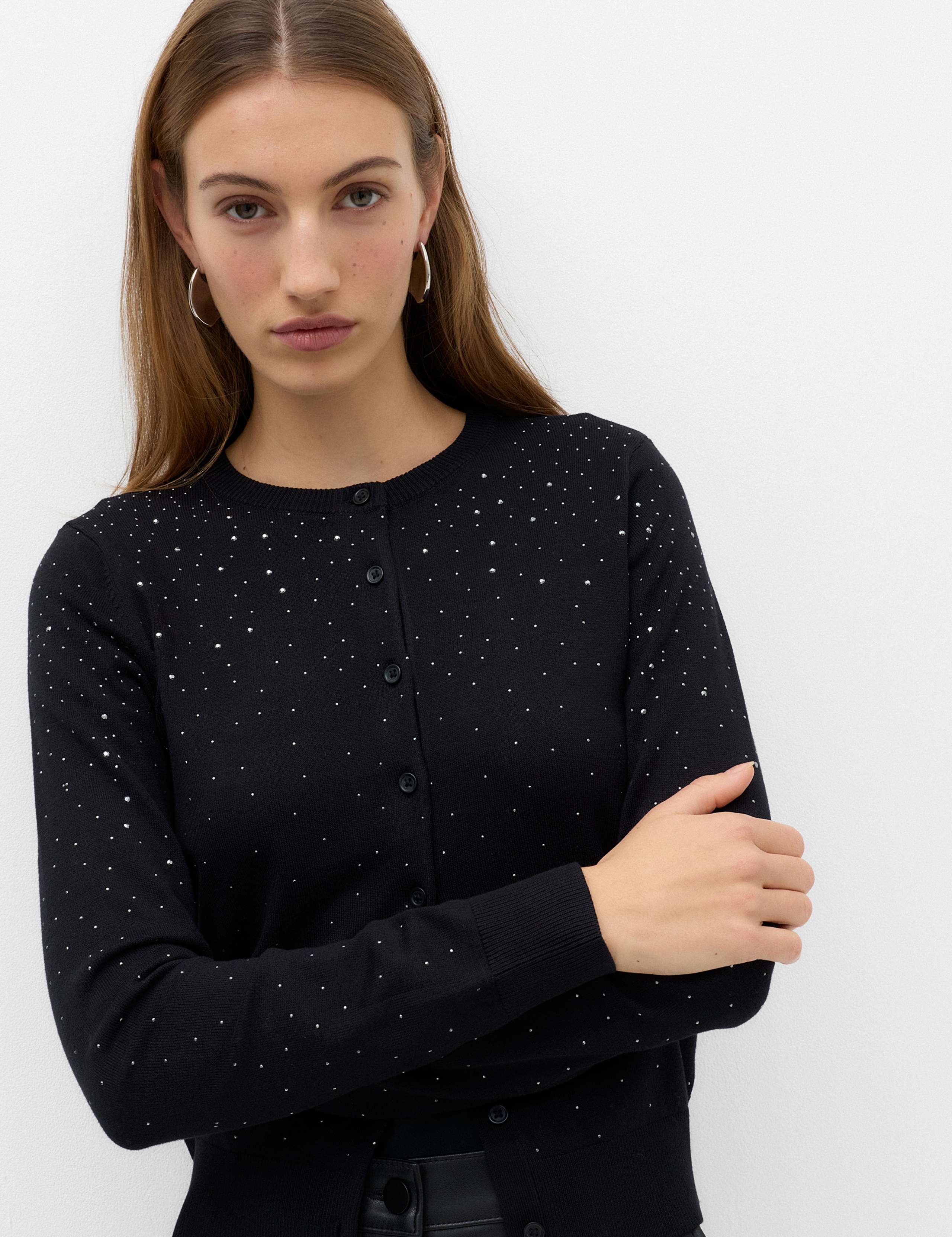 Embellished Fitted Cardigan 1 of 5