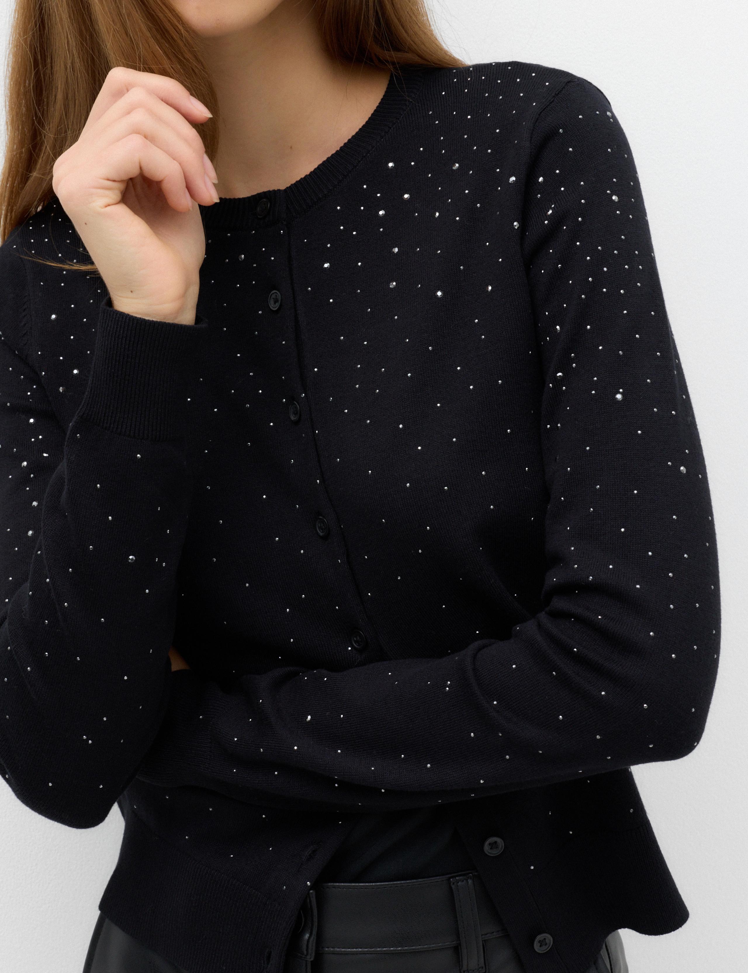 Embellished Fitted Cardigan 3 of 5