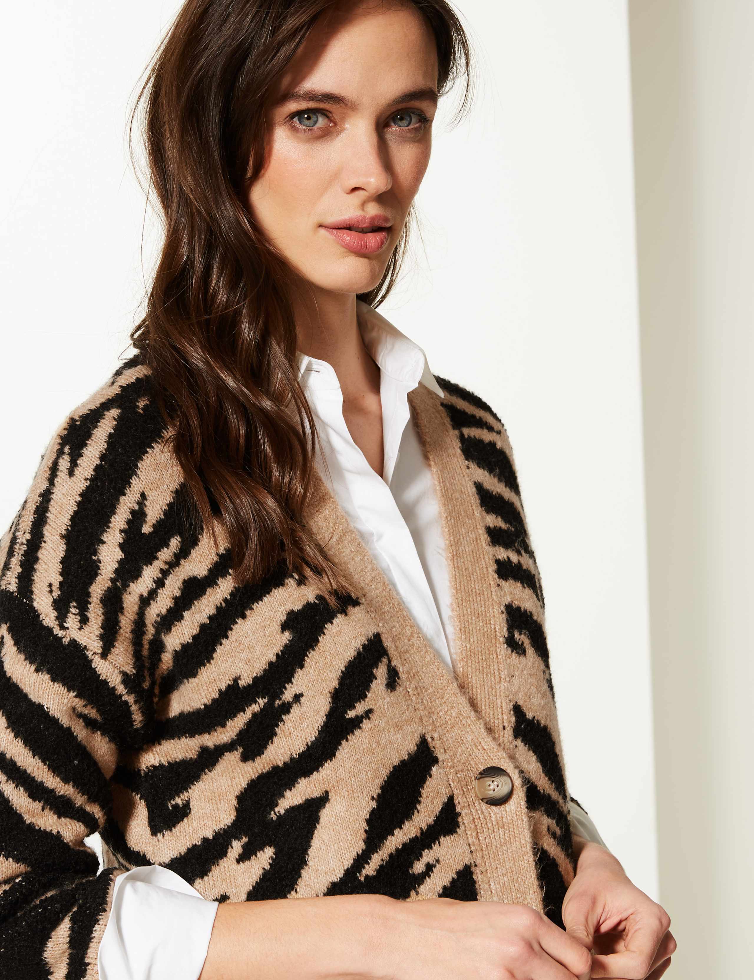 Animal Print Cardigan 4 of 4