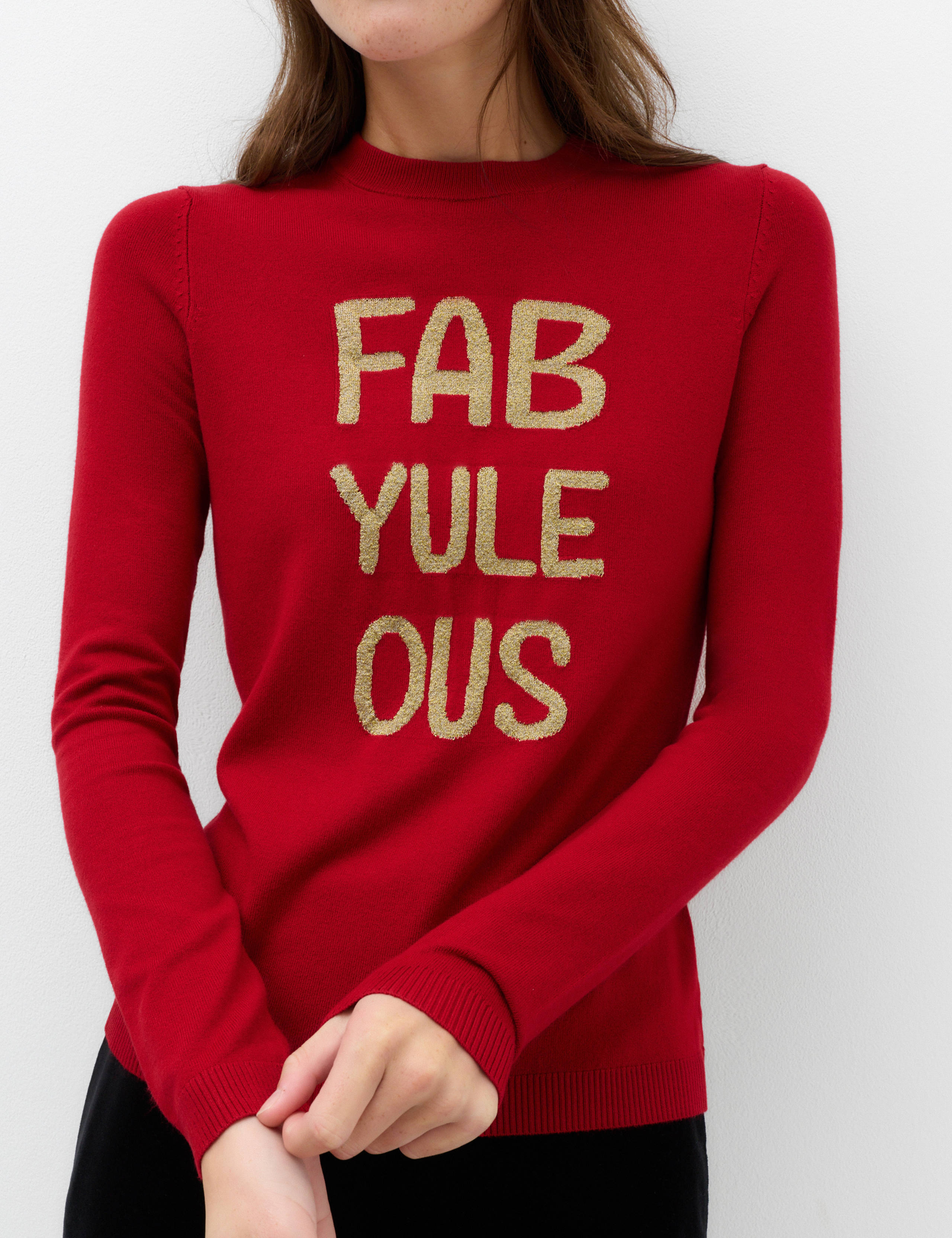 Slogan Fitted Jumper 4 of 5