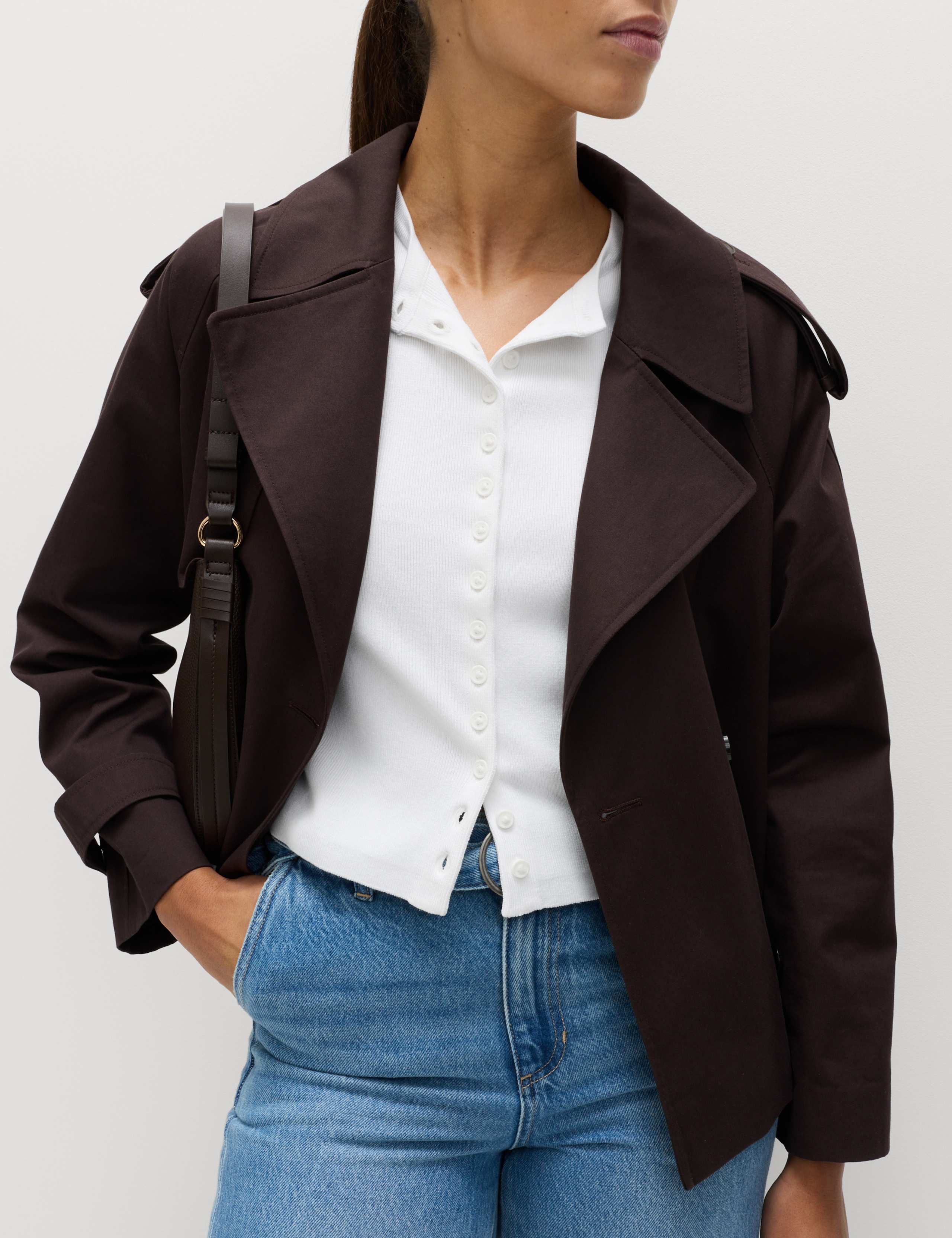 Crew Neck Cropped Cardigan 5 of 6