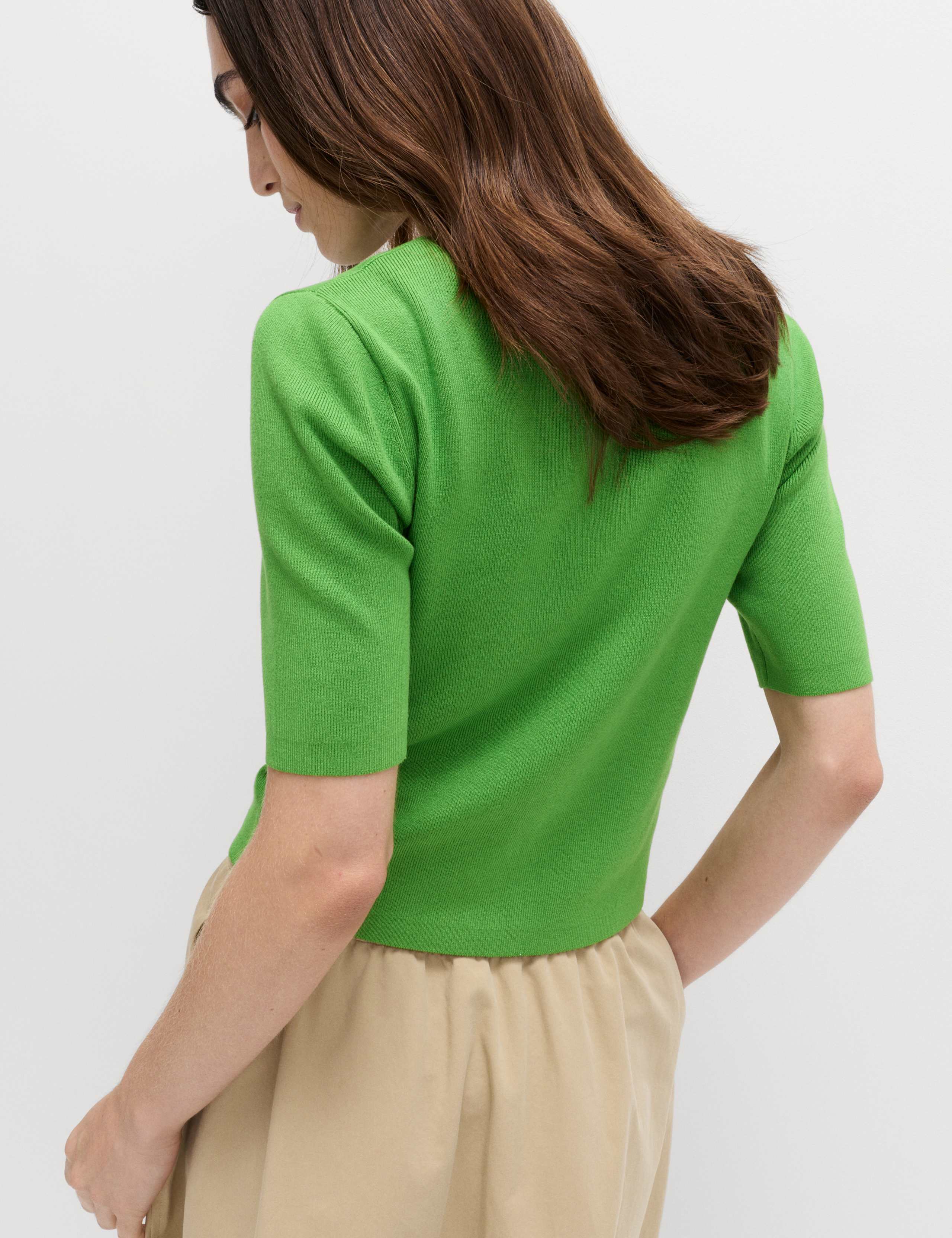 Crew Neck Cropped Cardigan 5 of 5